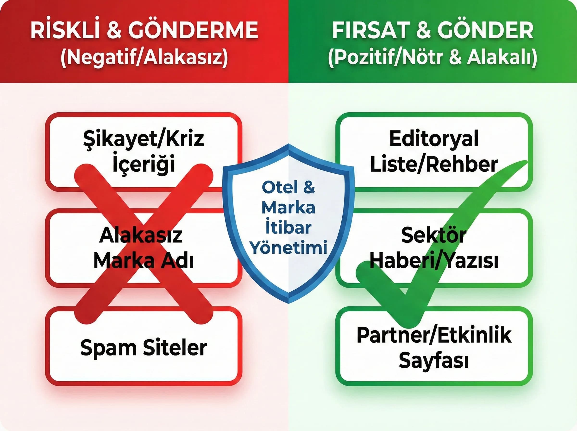 Önceliklendirme ve risk kuralları + otel marka itibar yönetimi