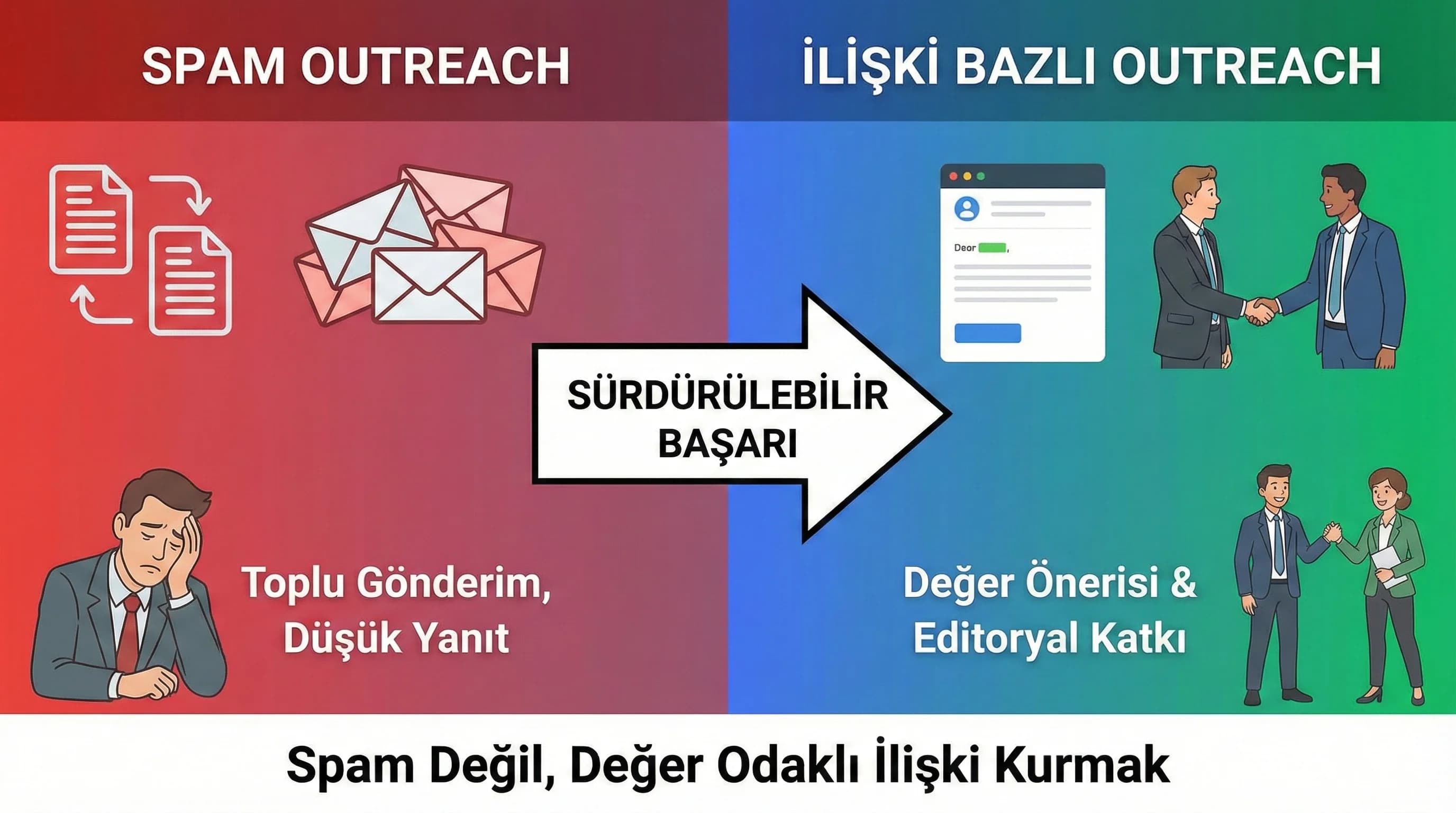 Spam değil ilişki: değer önerisiyle outreach, otel ve B2B örneği