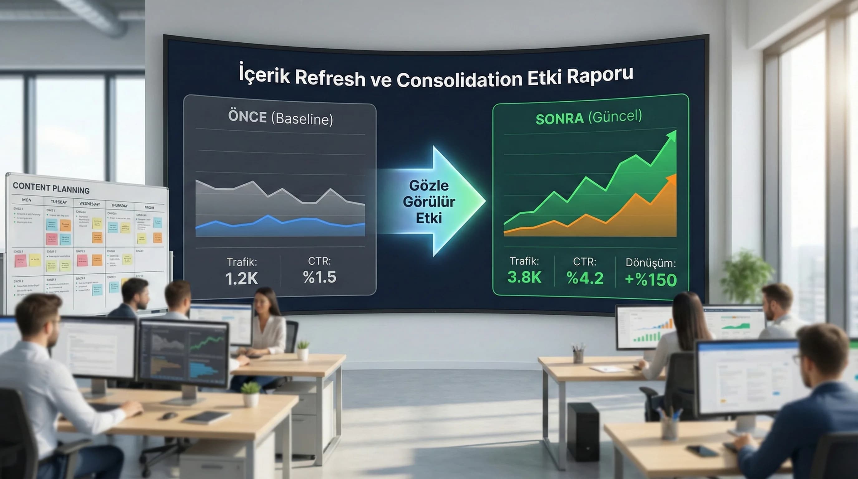 İçerik Refresh ve Consolidation Sonuçlarını SEO Raporuna Nasıl Yansıtırsınız?