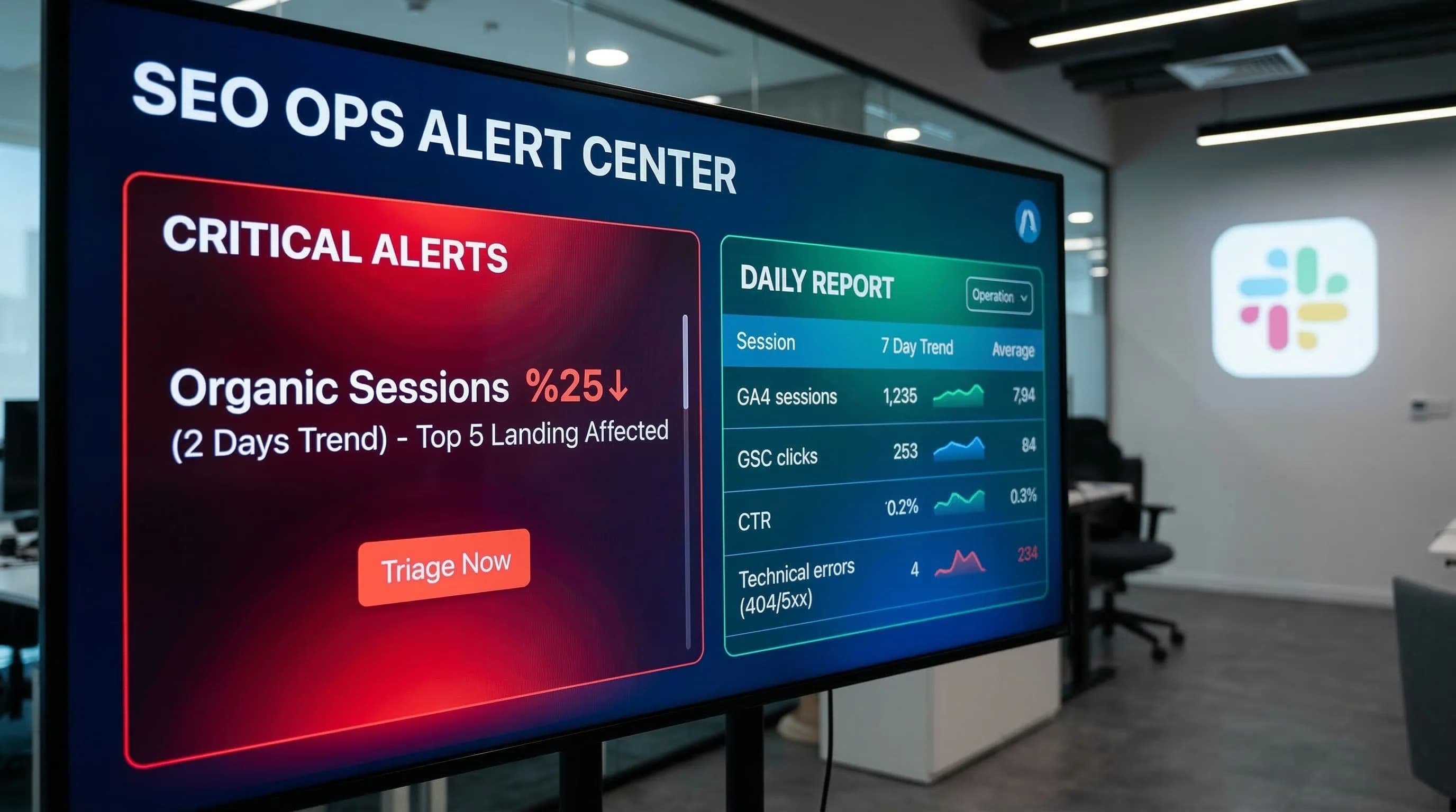 SEO Ops İçin Otomatik Rapor ve Slack/E-posta Alert Sistemleri Nasıl Kurulur?