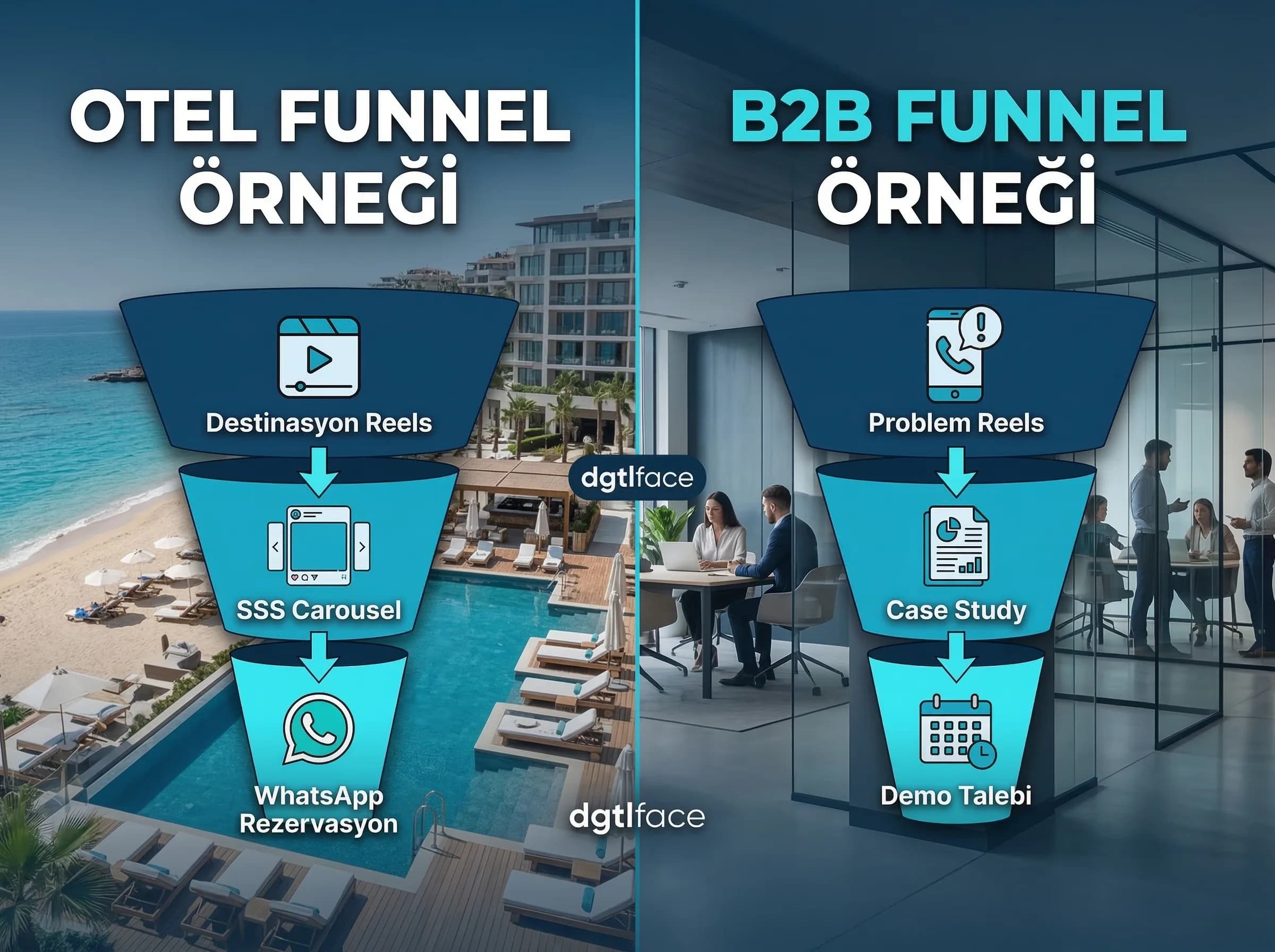 Otel ve B2B funnel örnekleri bölüm ayırıcı görseli