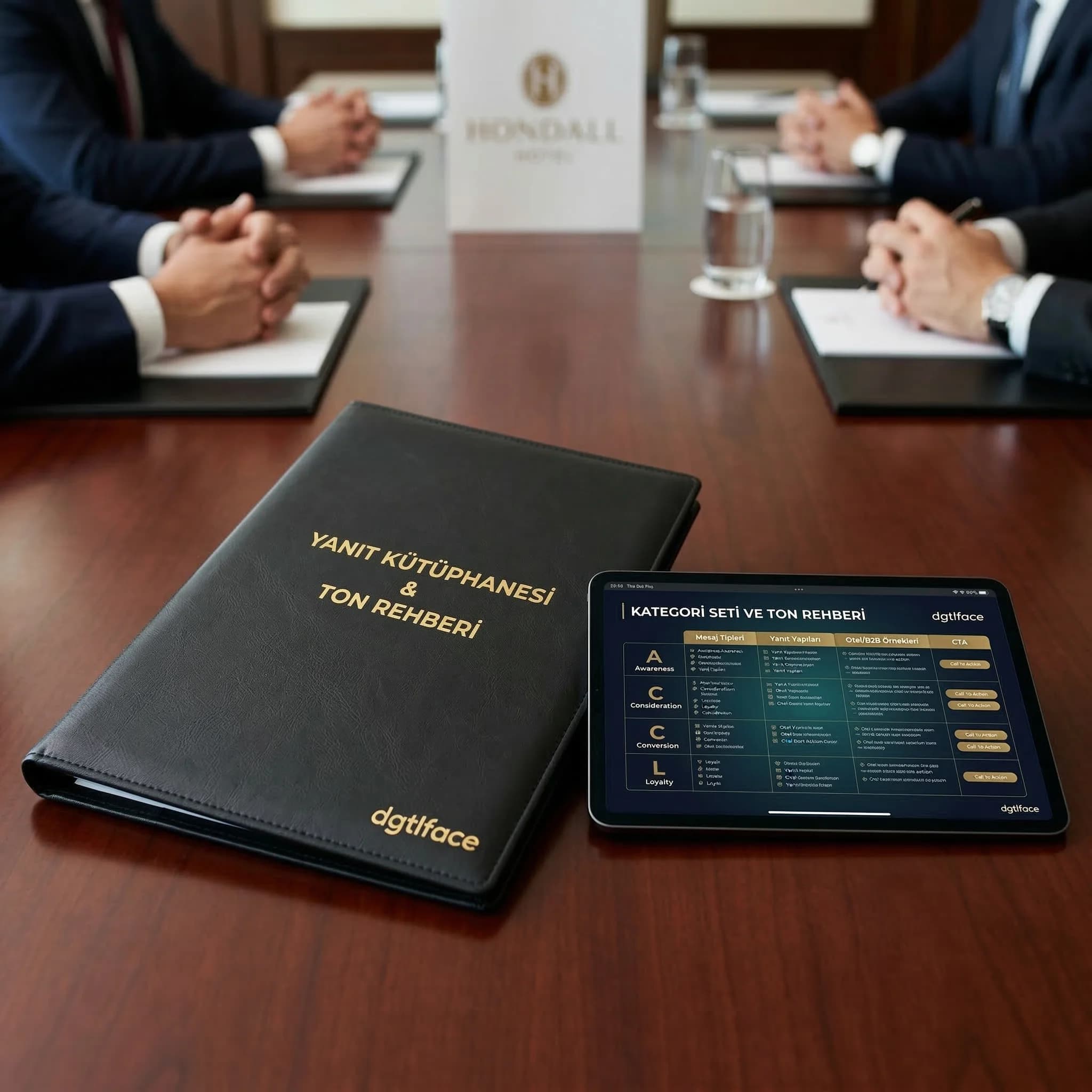 Yanıt kütüphanesi deliverables: kategori seti ve ton rehberi