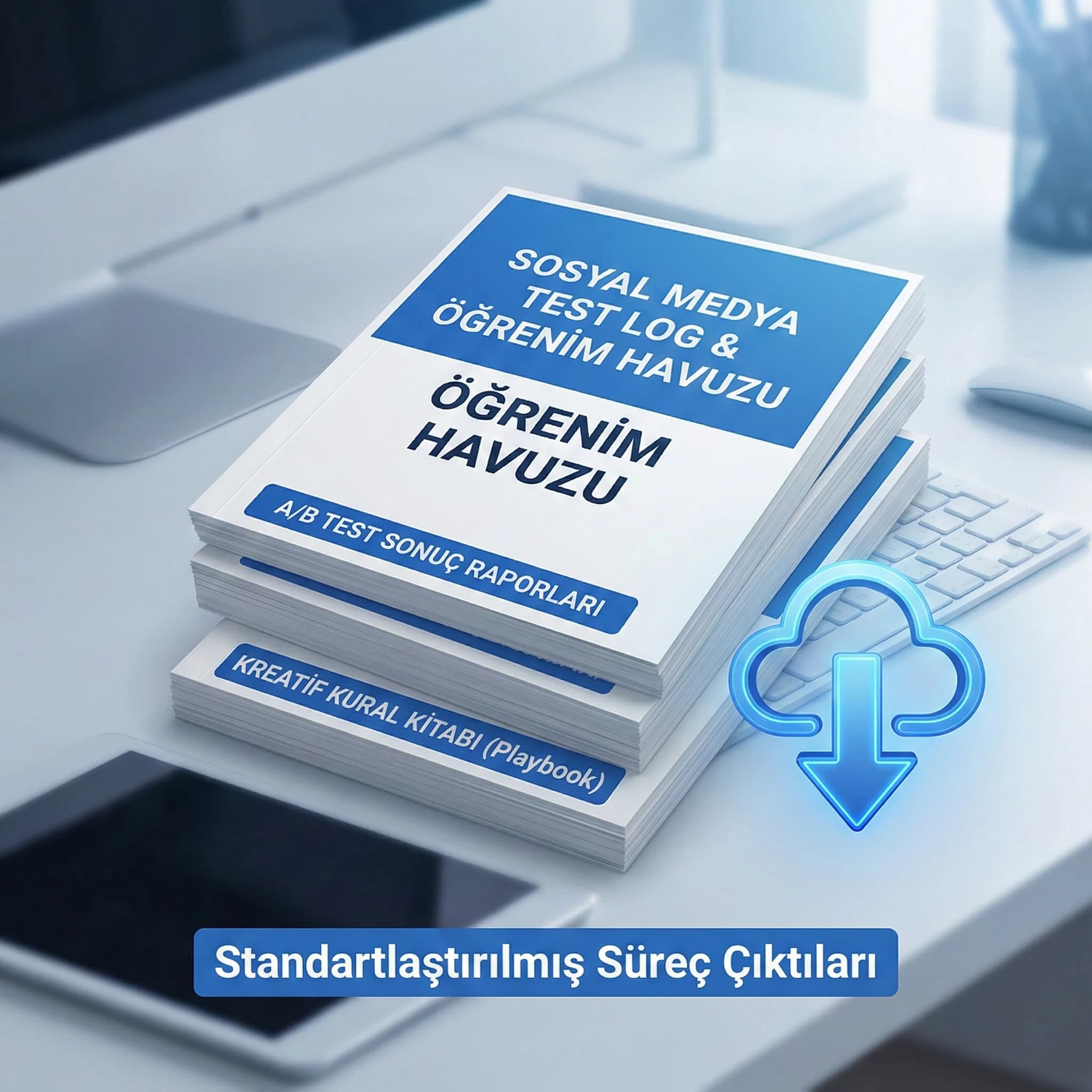 Learning log ve creative library deliverables setini özetleyen proof kartı