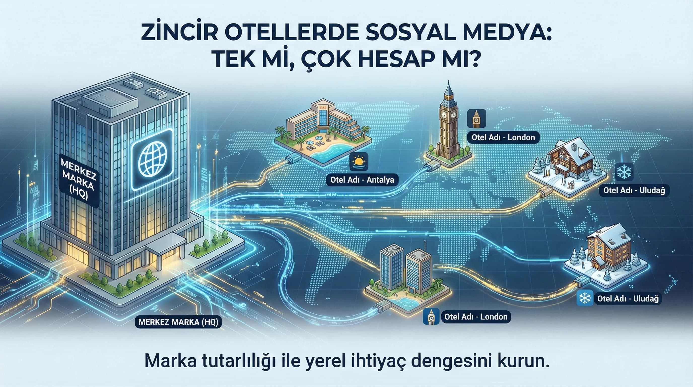 Zincir Oteller ve Çok Lokasyonlu Markalar İçin Sosyal Medya Stratejisi