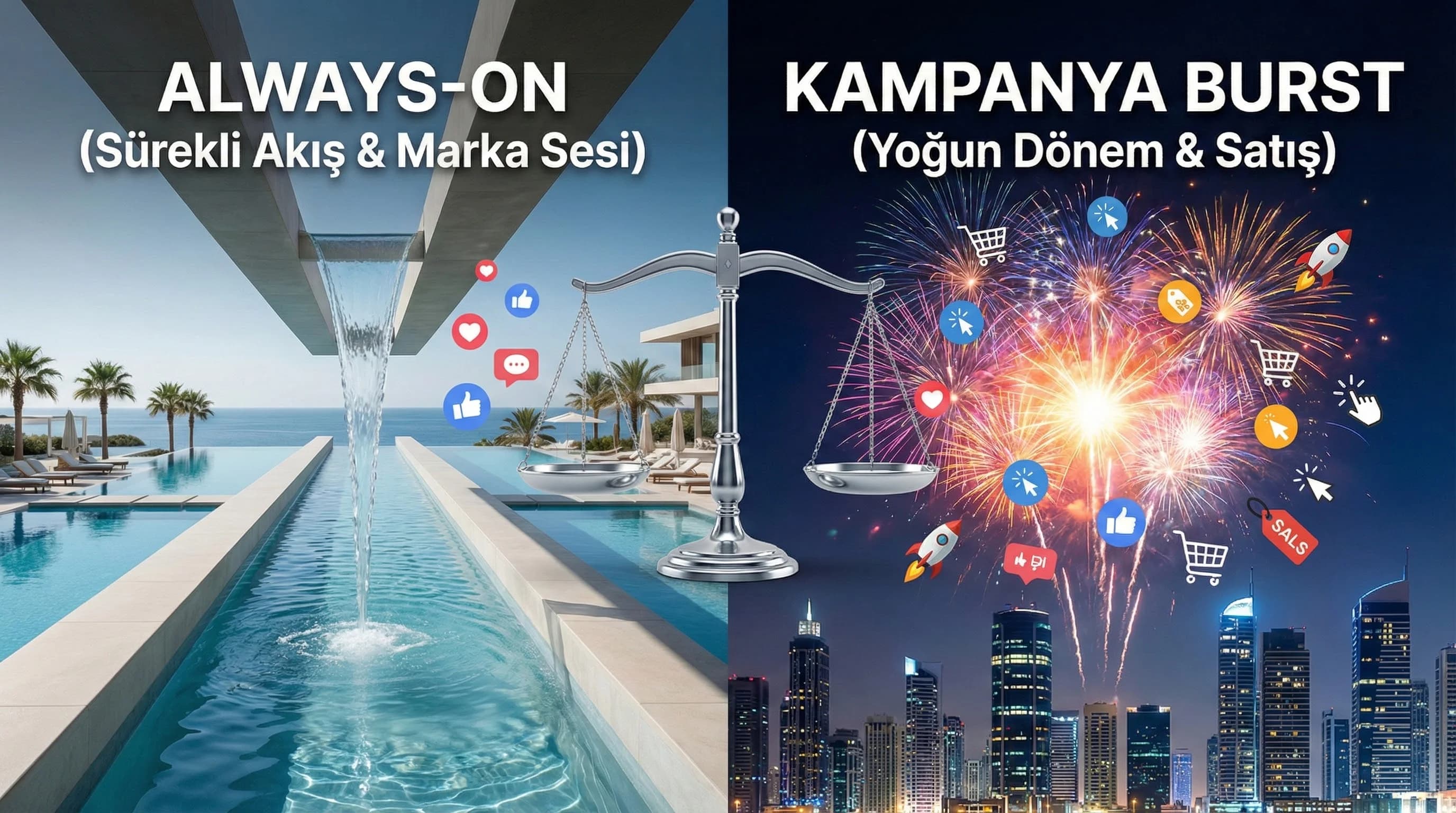 Always-On ve Kampanya Bazlı İçerik Stratejisi: Farkları ve Nasıl Dengelenir?