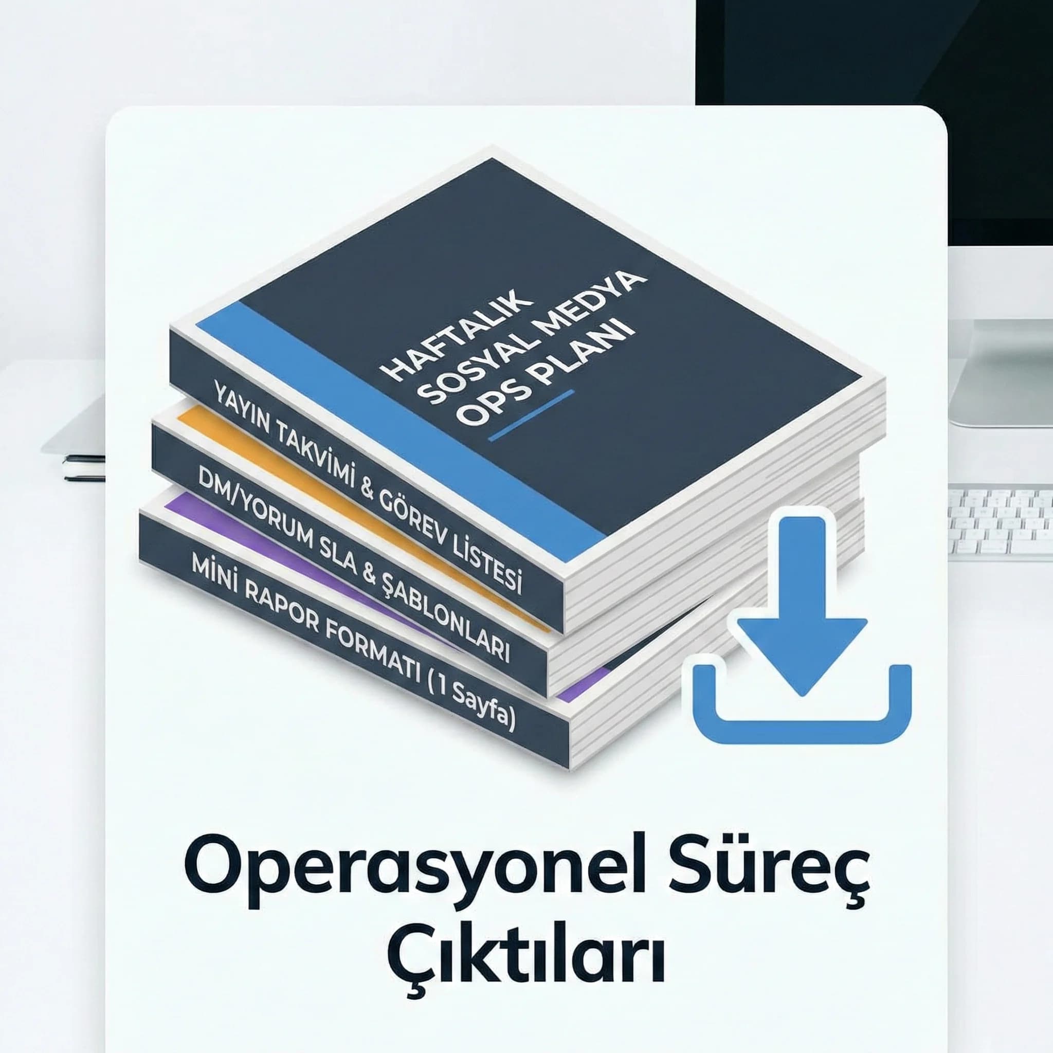 Haftalık ops plan tablosu görev listesi ve mini rapor deliverables setini özetleyen proof kartı