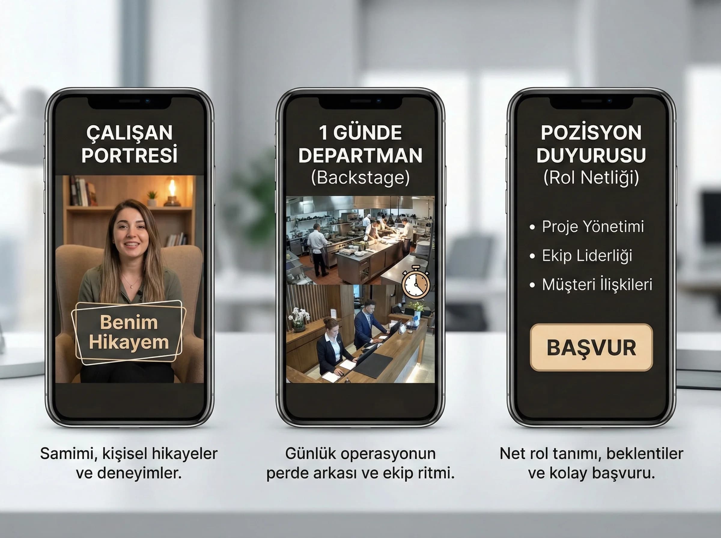 İK reels formatlarını (portre/backstage/rol) ayıran bölüm görseli