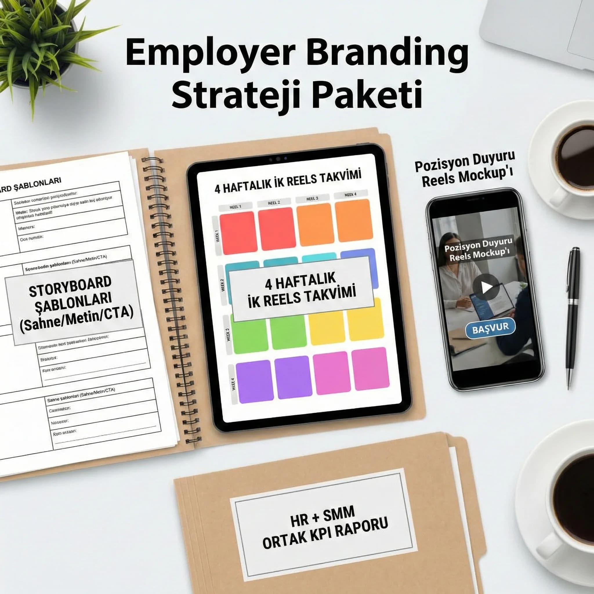Başvuru/CV/DM KPI skor kartı