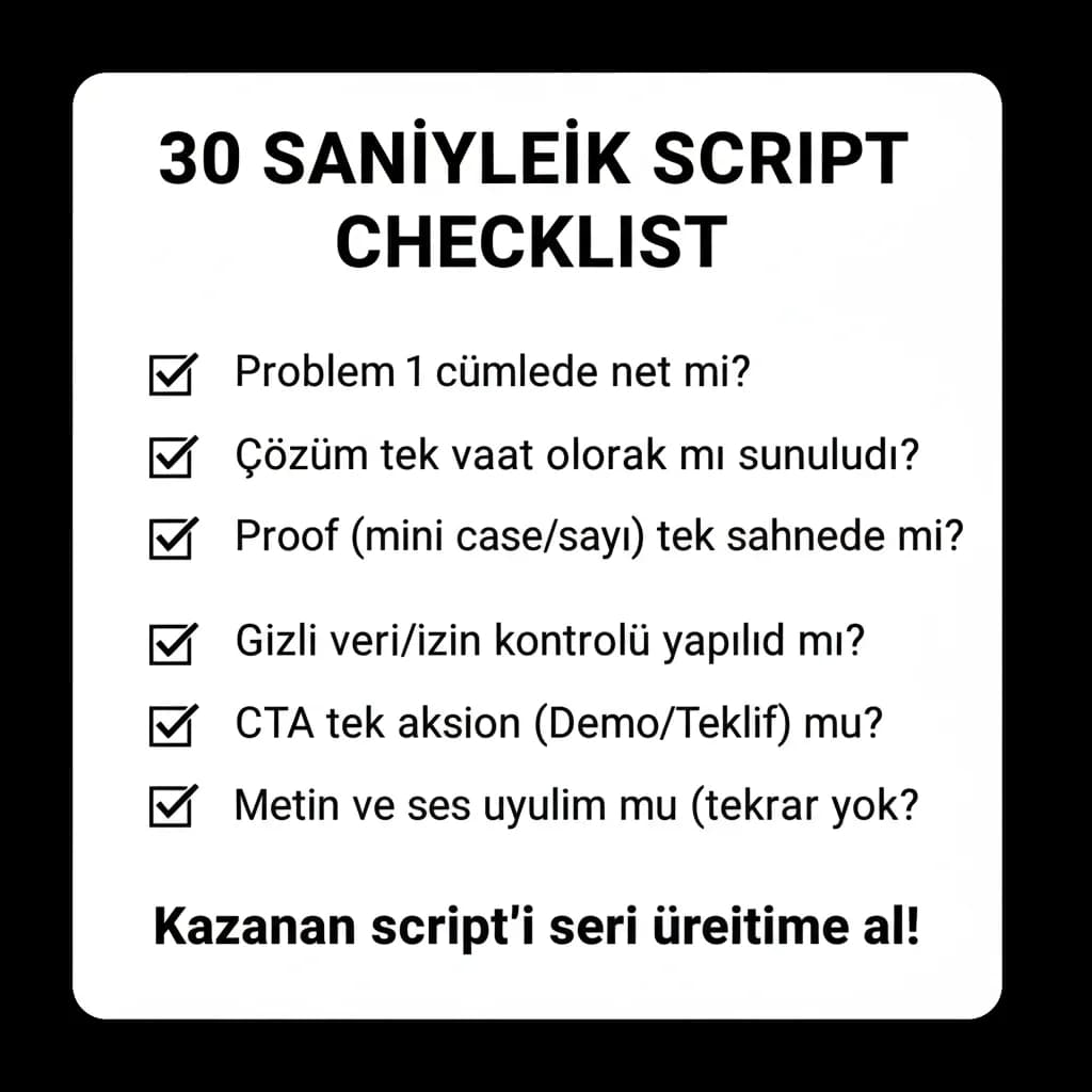 DM/demo/tıklama KPI skor kartı