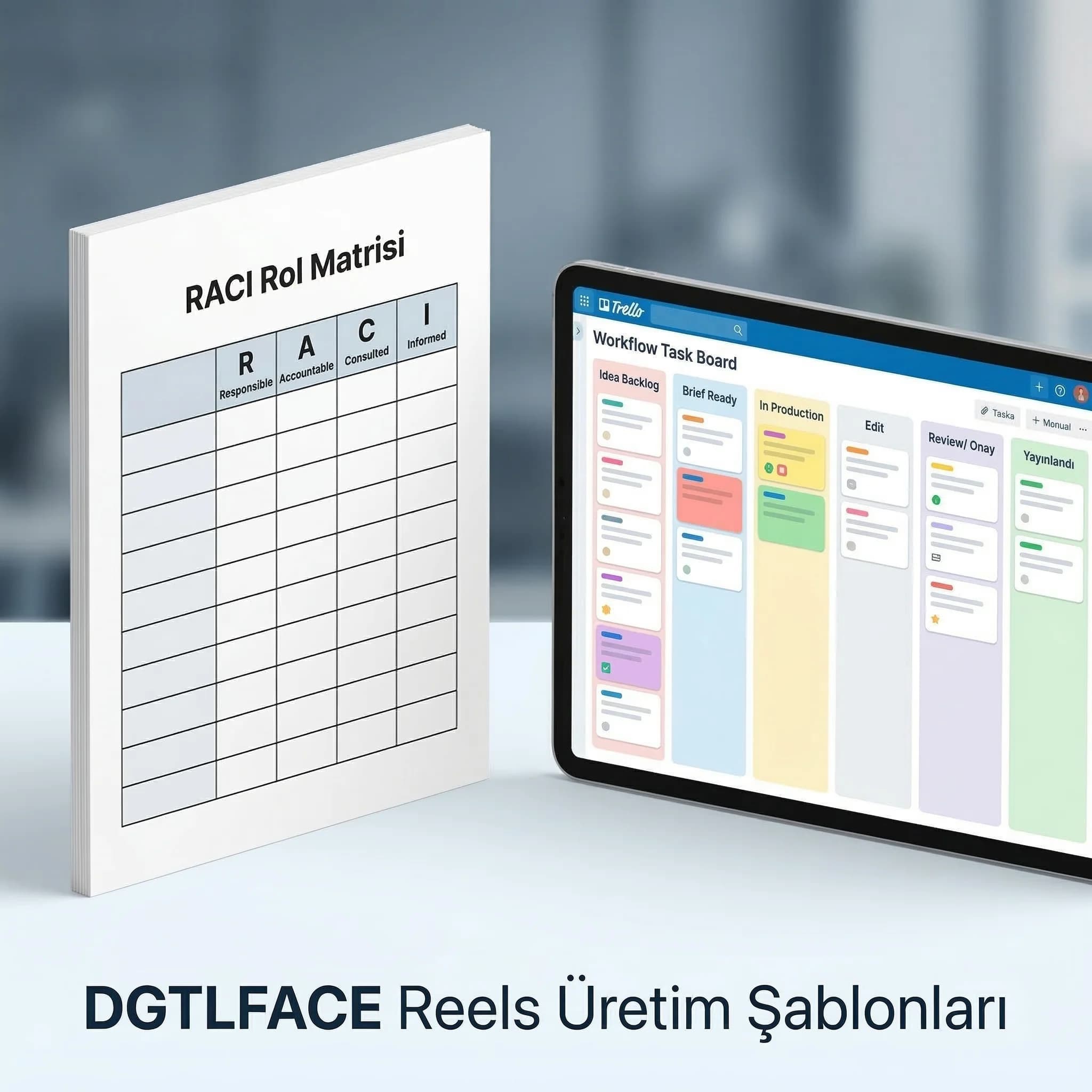 Rol matrisi ve workflow deliverables proof kartı