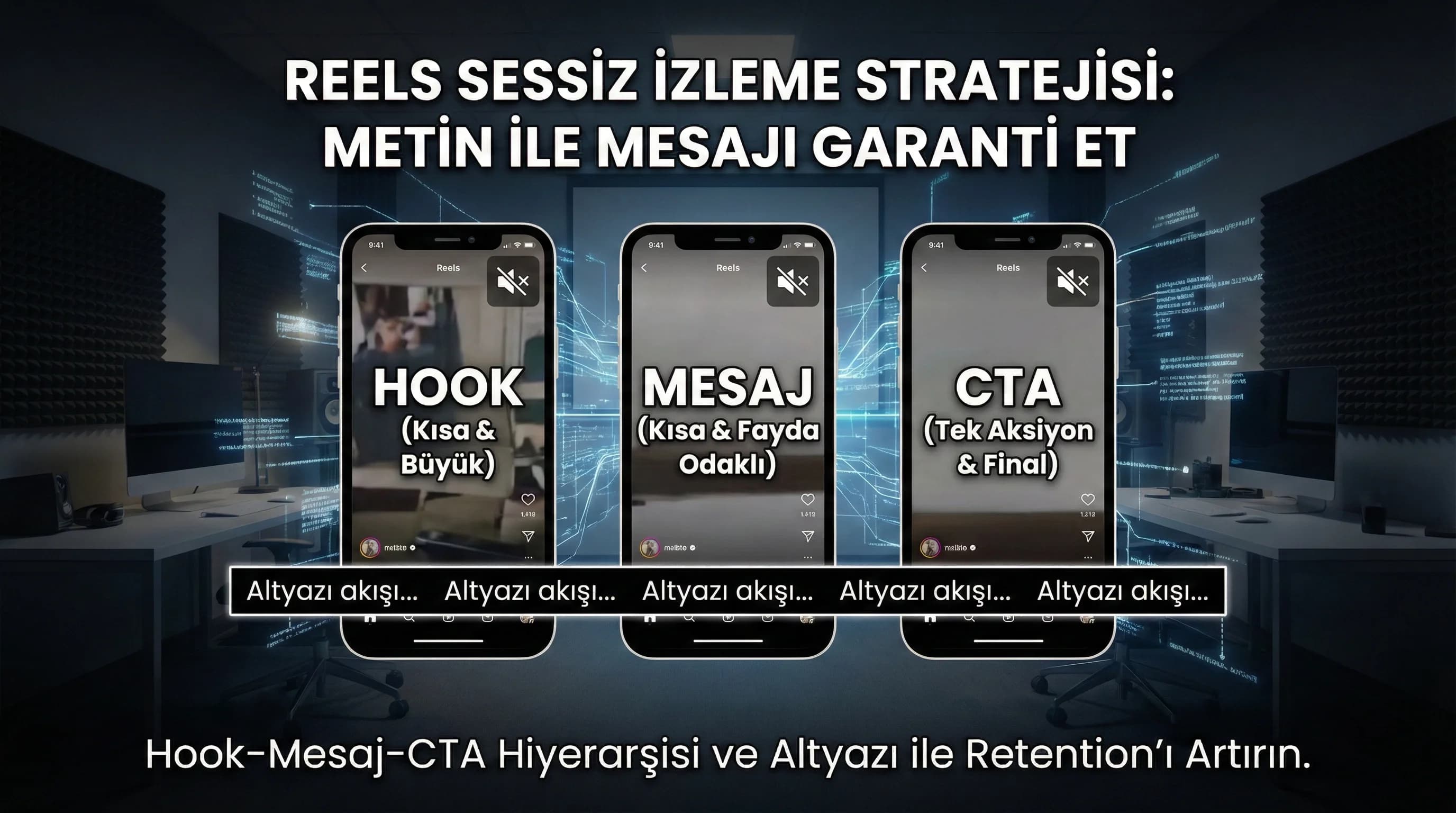 Reels On-Screen Text ve Altyazı Stratejisi: Sessiz İzleme ve Erişilebilirlik