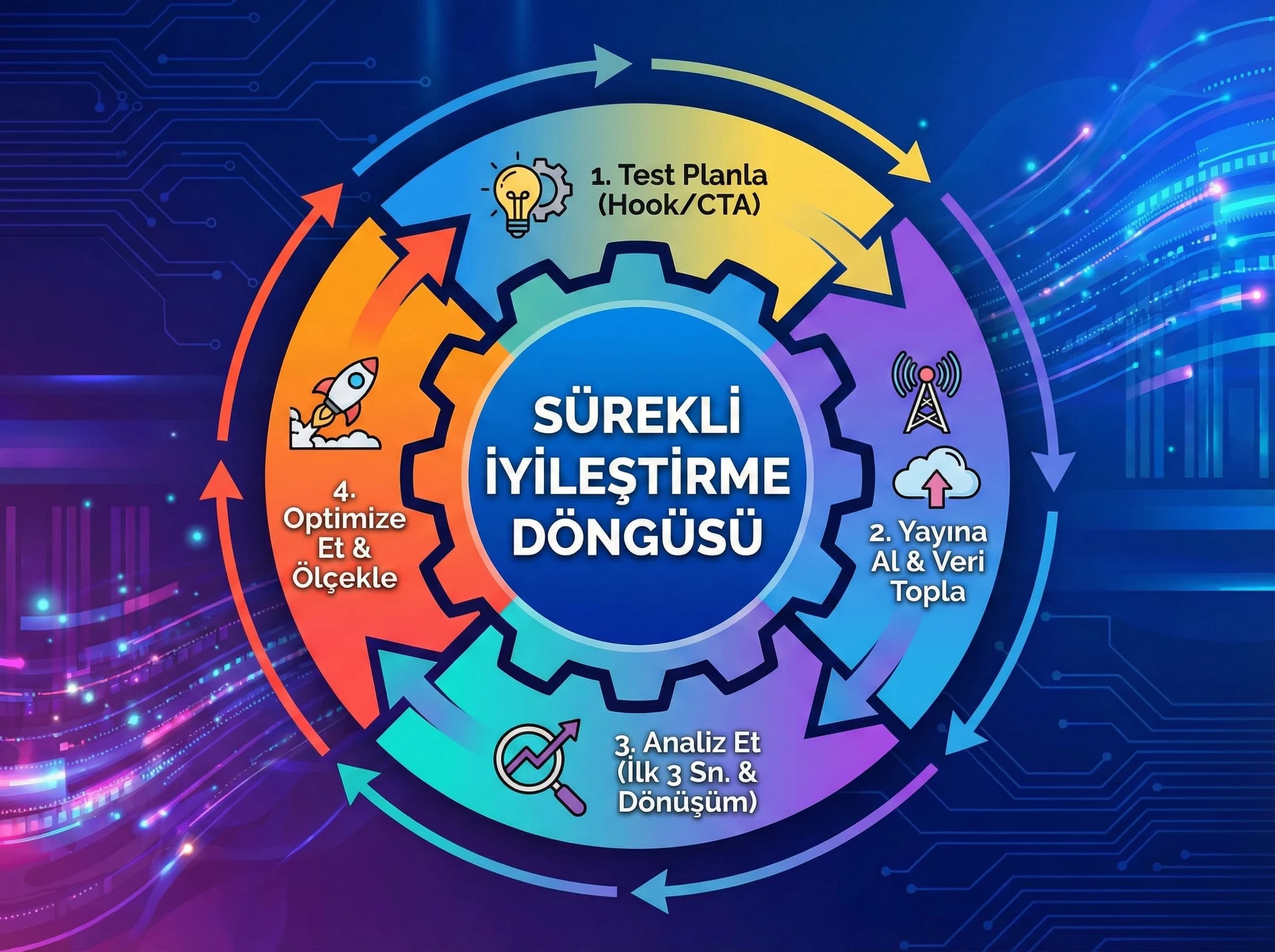 Test ve optimizasyon mantığını özetleyen bölüm görseli