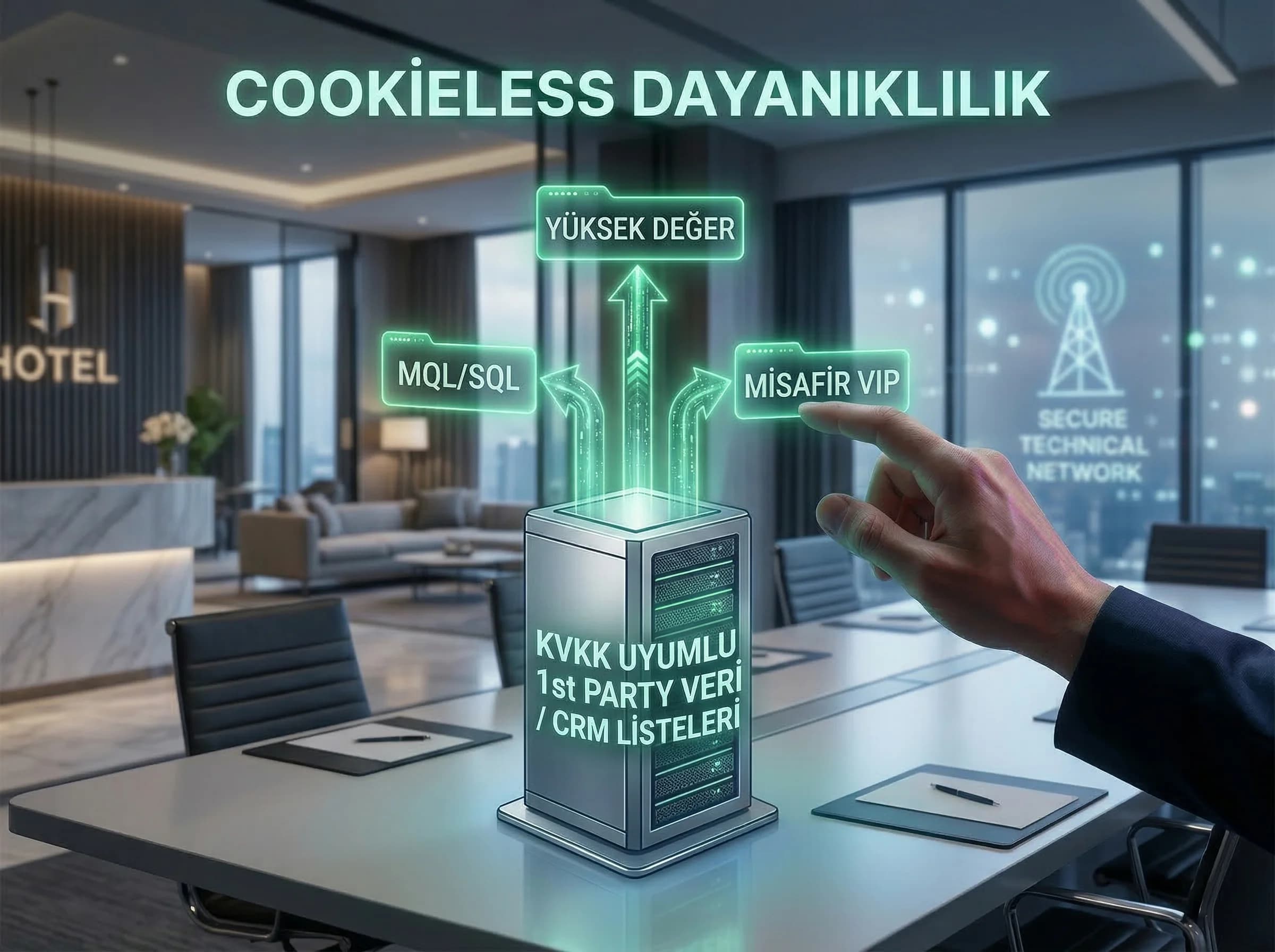 1st party veri ve CRM sinyali bölümü, cookieless dayanıklılık yaklaşımı