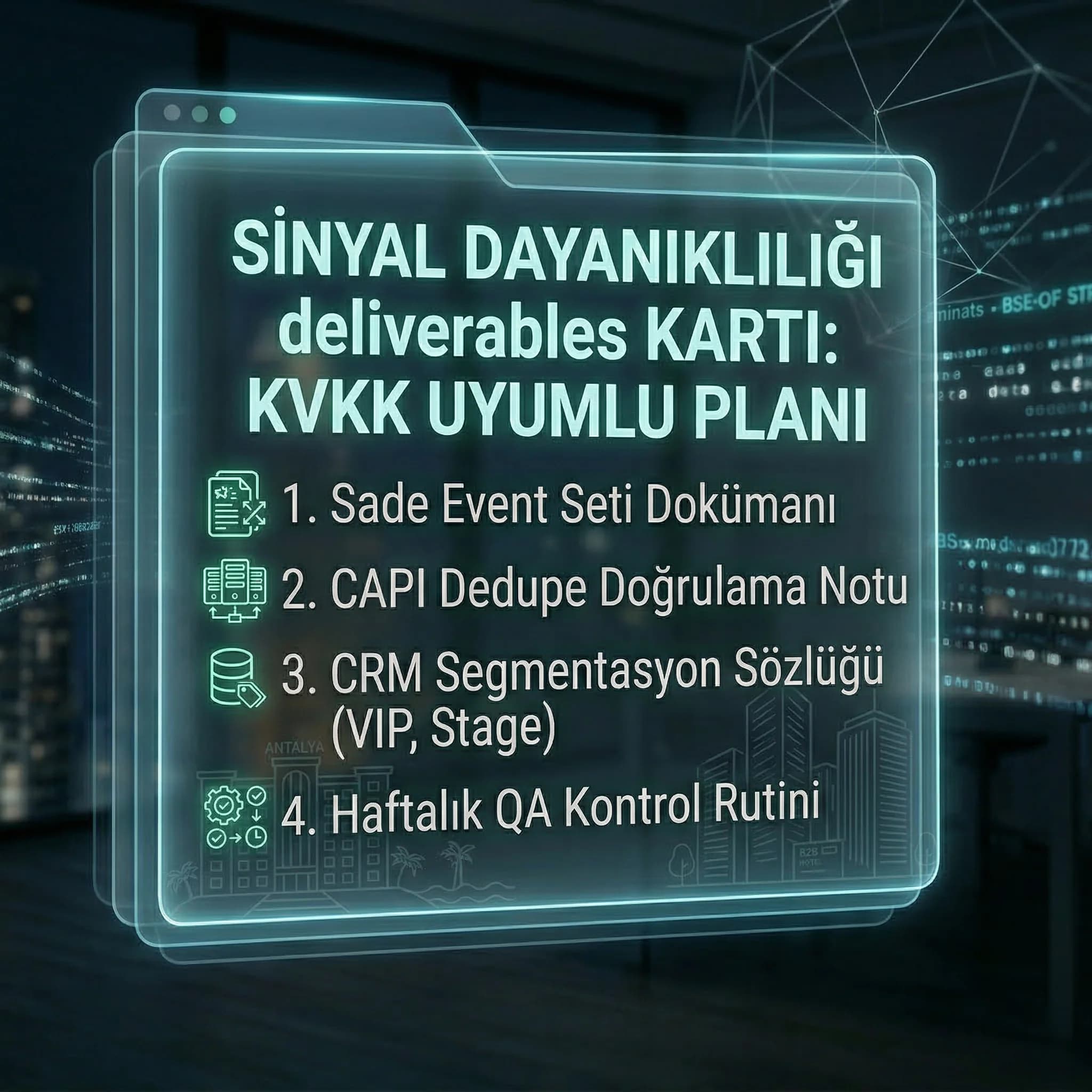 Event seti ve CAPI planı çıktıları, 1st party veri deliverables kartı