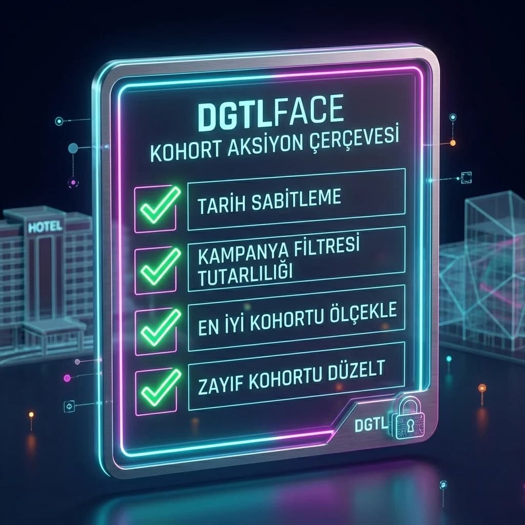 Kohort analiz checklist’i, tarih ve filtre tutarlılığı, sosyal medya raporu