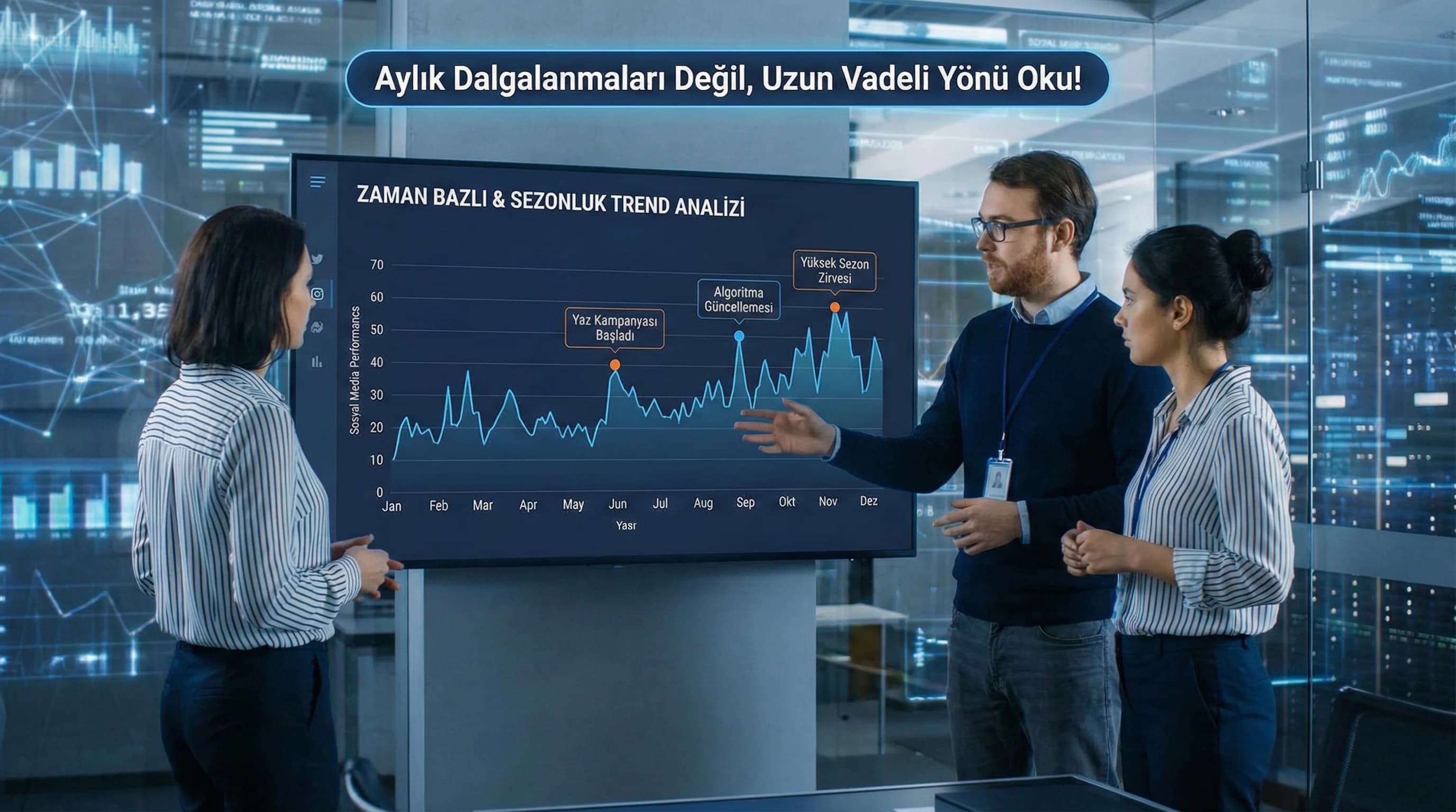 Zaman Bazlı ve Sezonluk Analiz: Sosyal Medya Performansını Aylık Değil Trend Bazlı Okumak