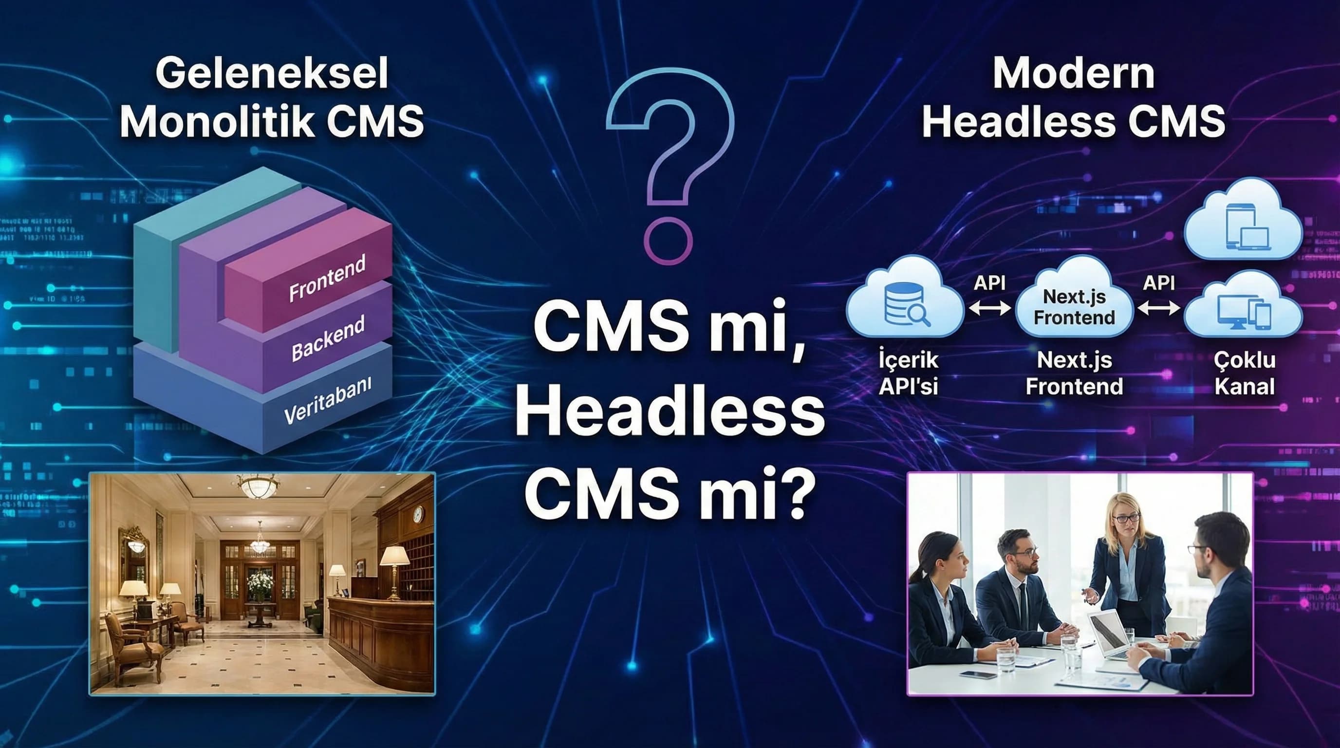 CMS mi Headless CMS mi? Kurumsal Web Sitesi İçin Doğru Seçim