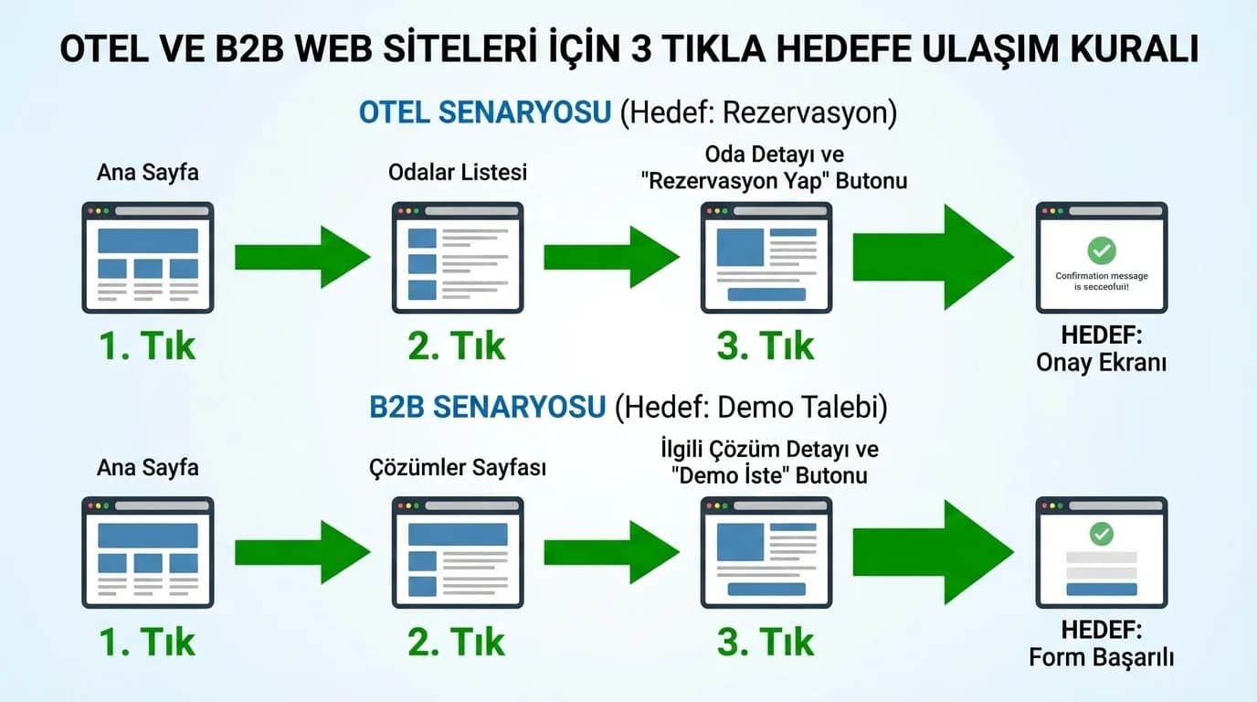 Headless CMS + Next.js içerik akışı diyagramı, otel ve B2B çok kanallı yapı”