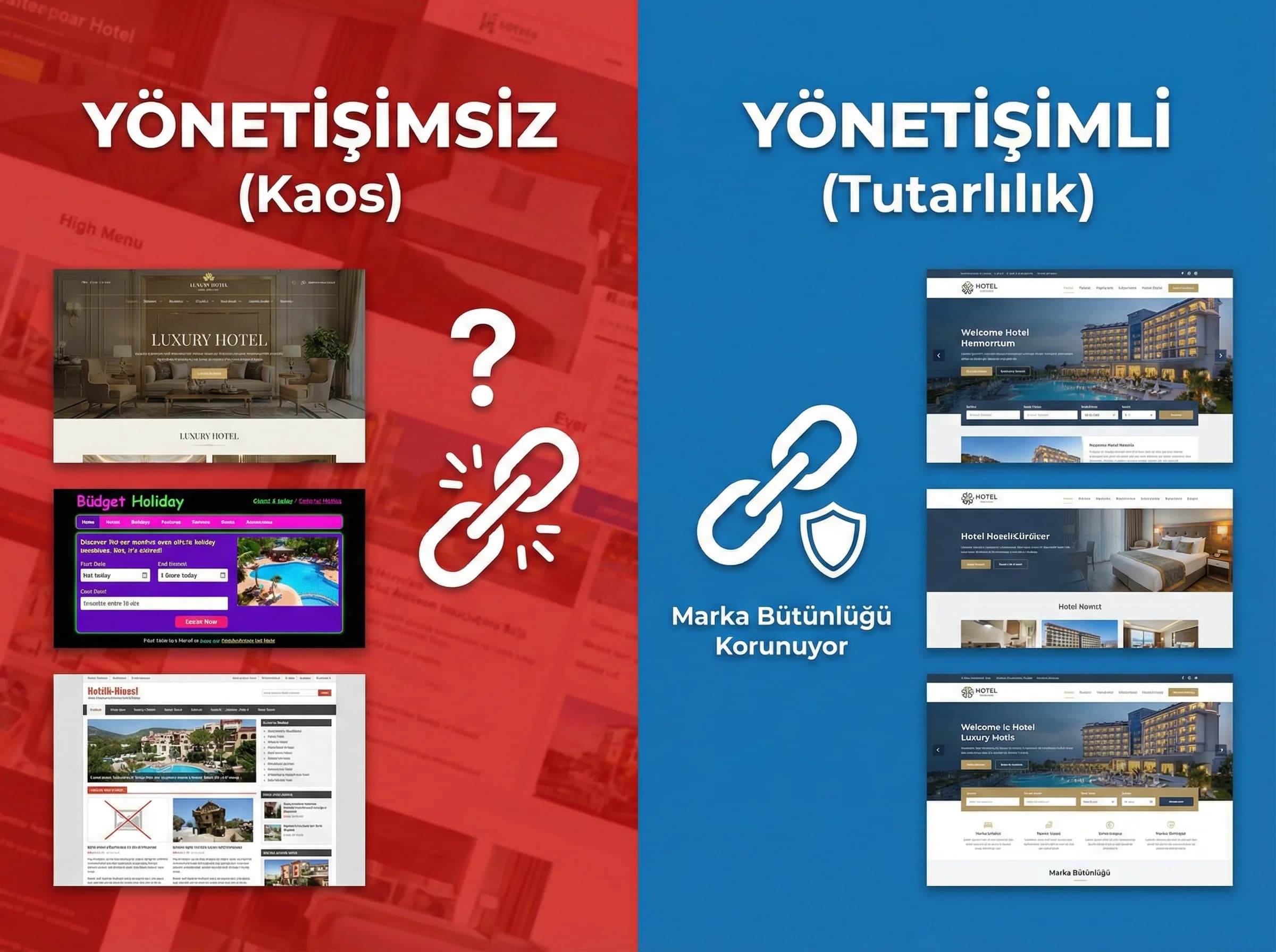 Governance neden gerekli bölüm ayırıcı, otel zincirinde tutarlılığı koruma
