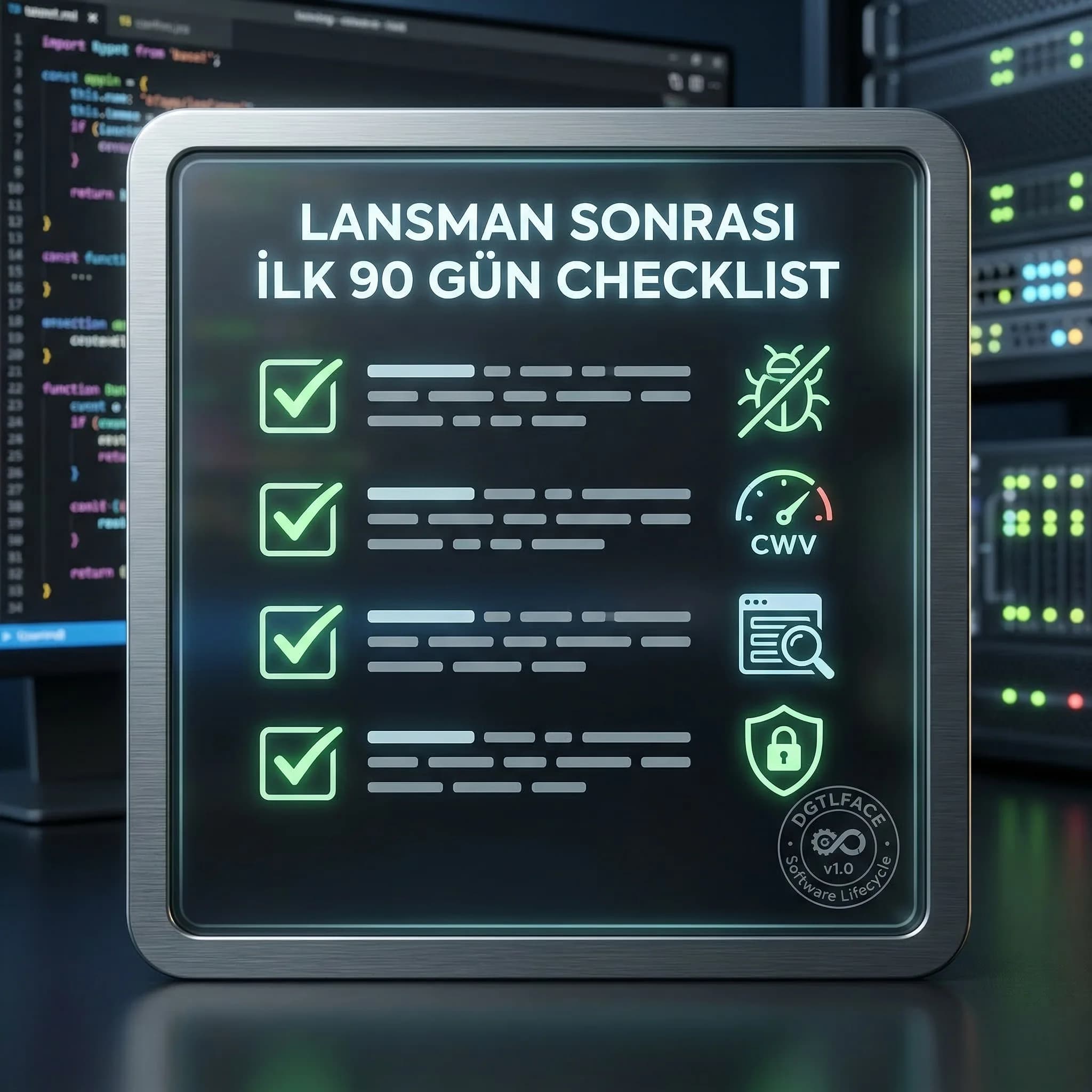 Lansman sonrası yapılacaklar checklist kartı, otel ve B2B yol haritası