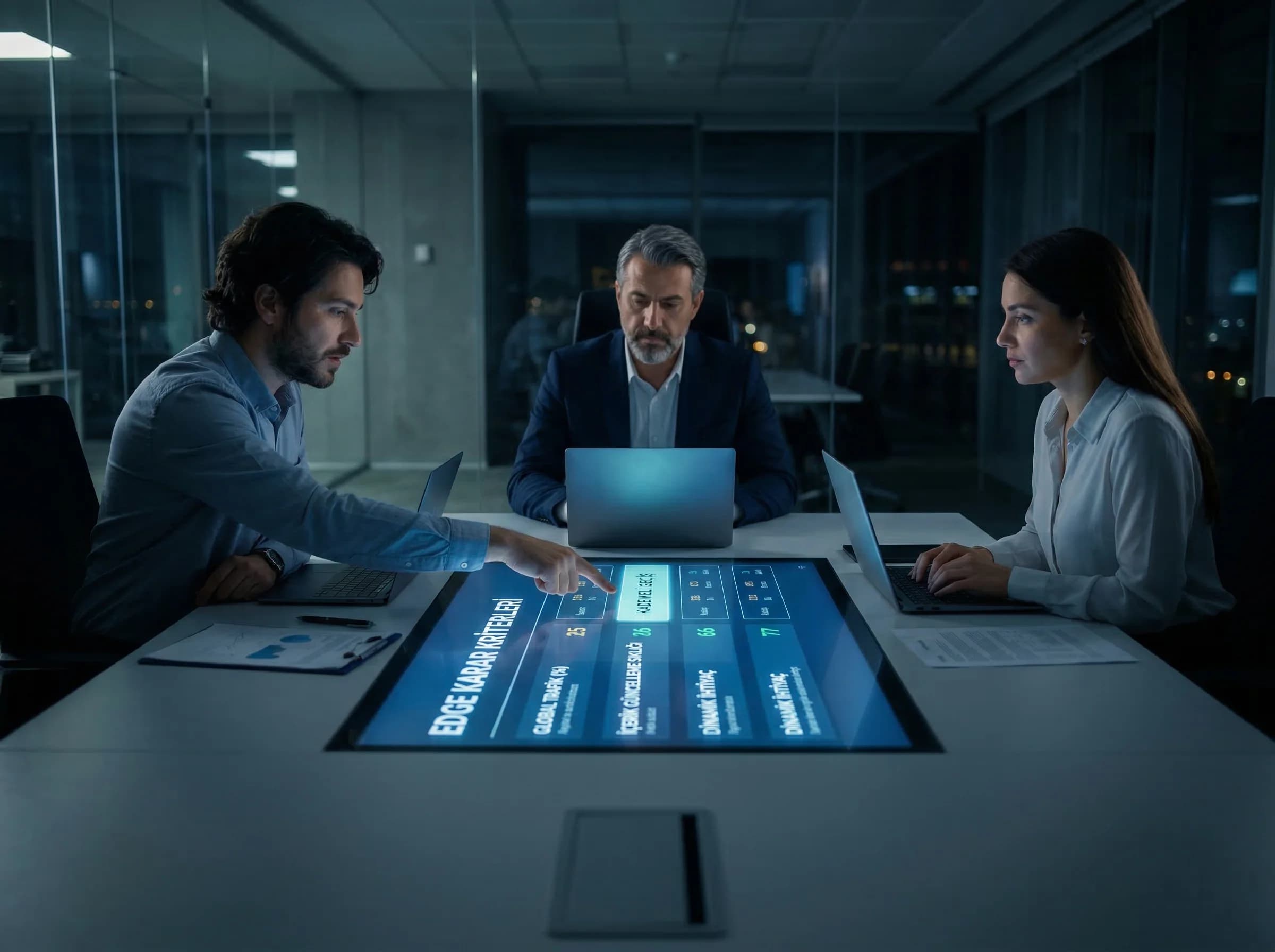 Jamstack ve edge katmanları diyagramı, otel ve B2B’de CDN-first hız