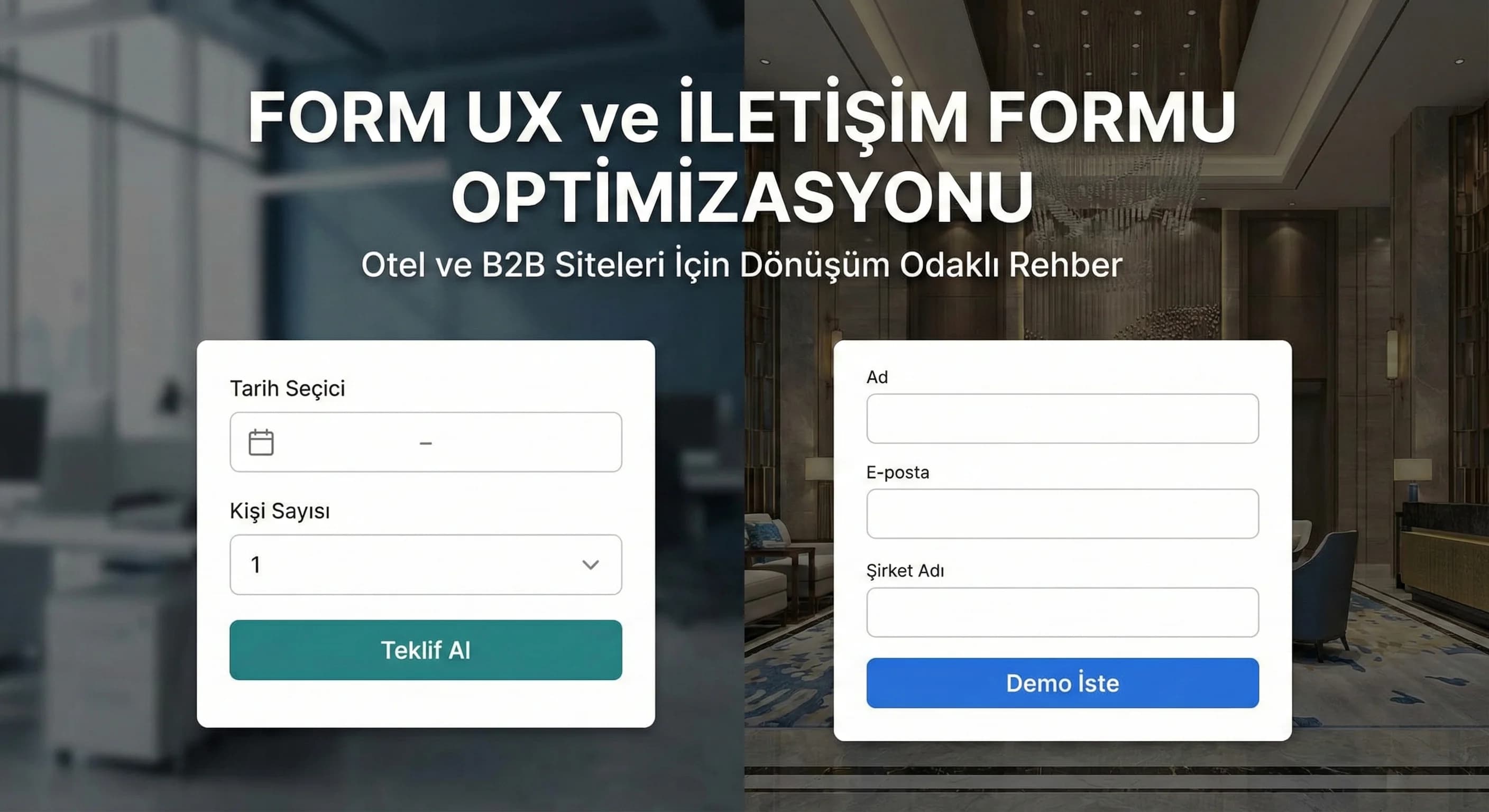 Form UX ve İletişim Formu Optimizasyonu