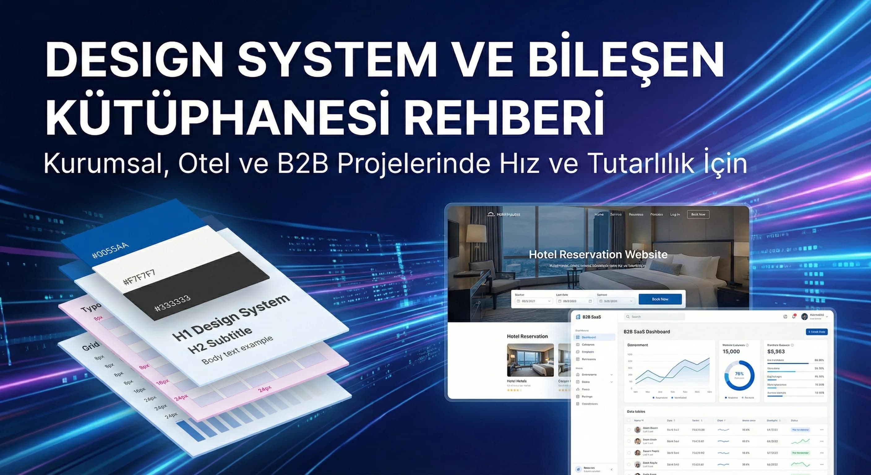 Design System ve Bileşen Kütüphanesi ile Web Geliştirme