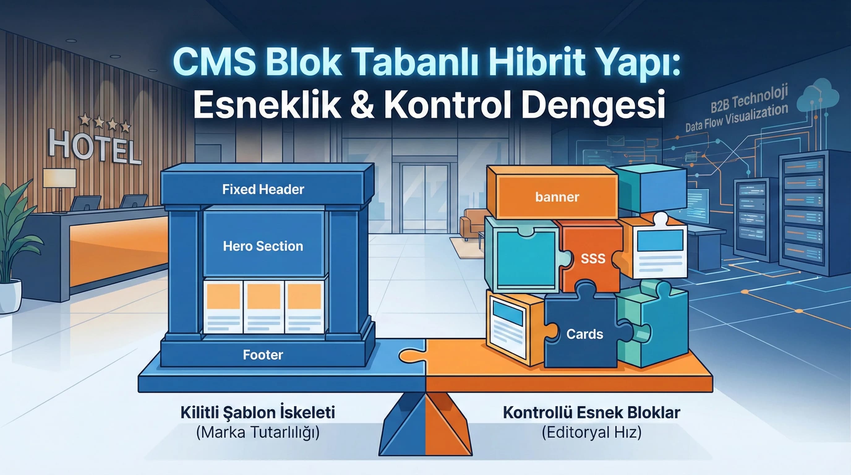 CMS Block Editor ve Page Builder Yapıları: Esneklik ve Kontrol Dengesi