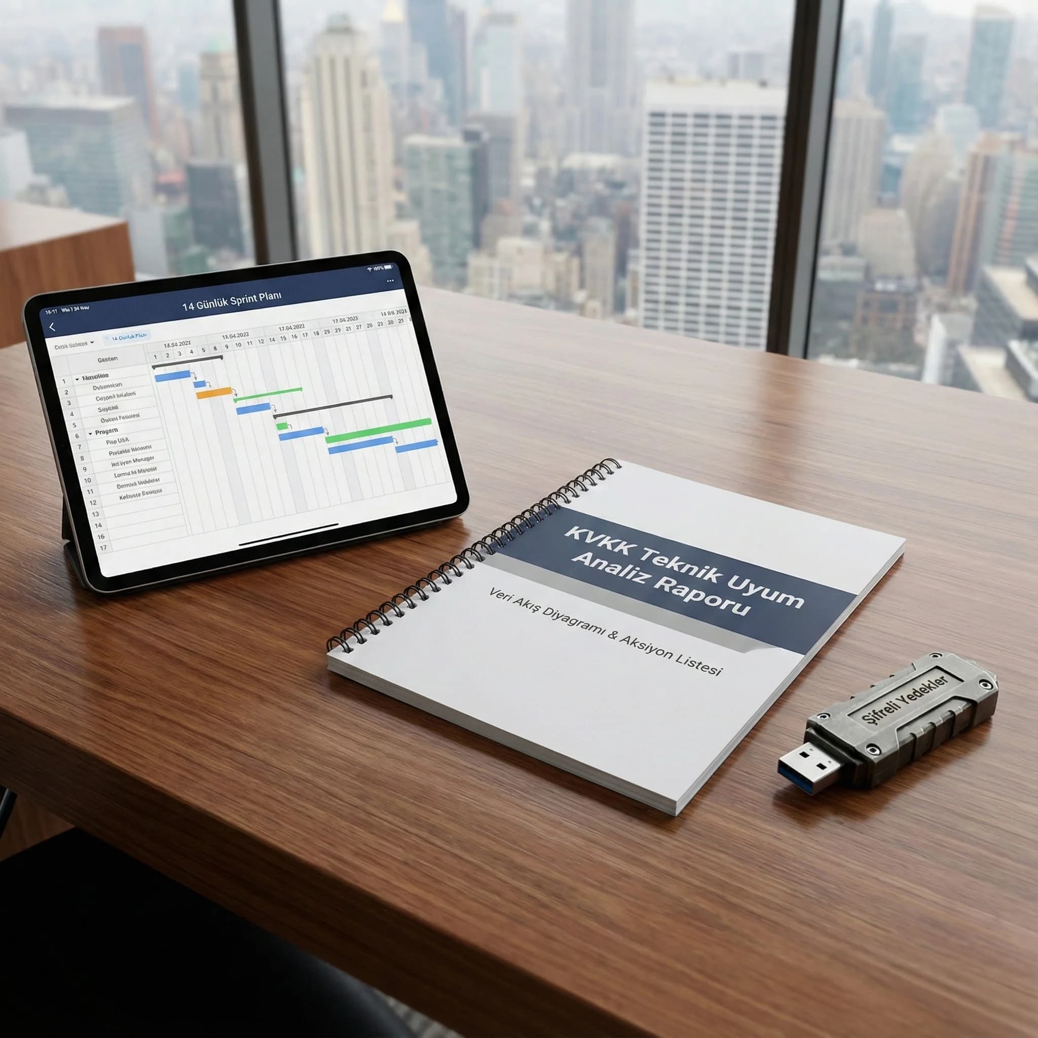 KVKK teknik analiz çıktıları ve sprint planı teslimleri, otel bağlamı