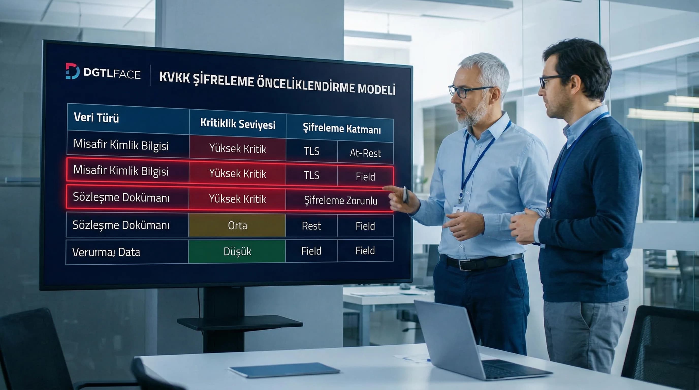 Hangi veri ne kadar kritik, şifreleme önceliklendirme bağlamı