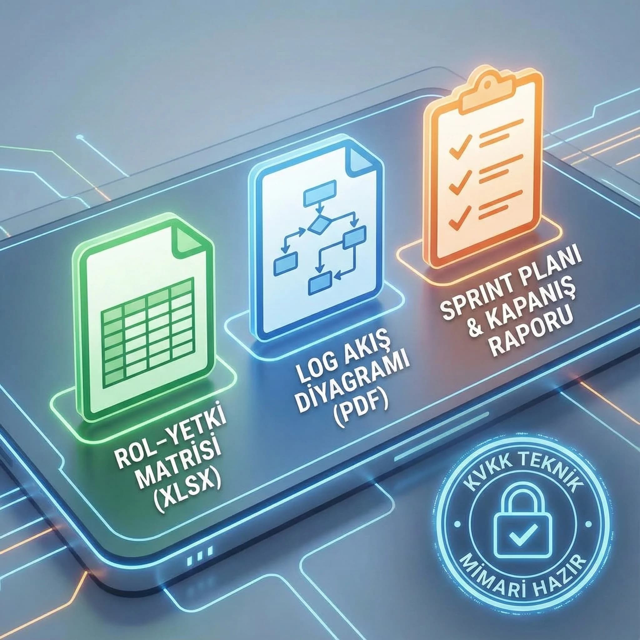 RBAC ve log mimarisi teslimleri, otel ve B2B güven unsuru