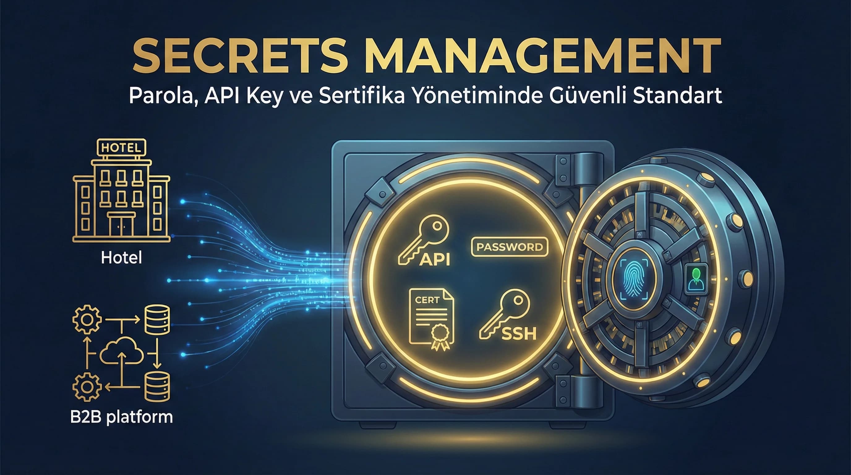Secrets Management: Parola, API Key ve Sertifika Yönetimi Güvenli Nasıl Yapılır?