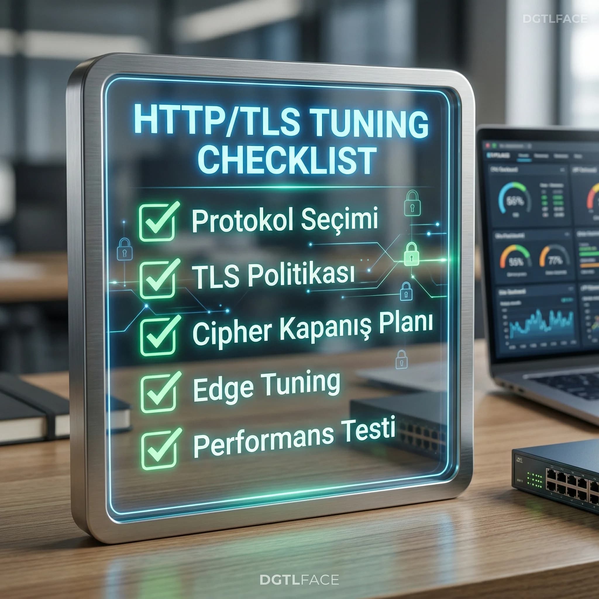 HTTP TLS tuning checklist’i, zayıf protokol kapatma ve edge ayarlarıyla güvenli hız optimizasyonu