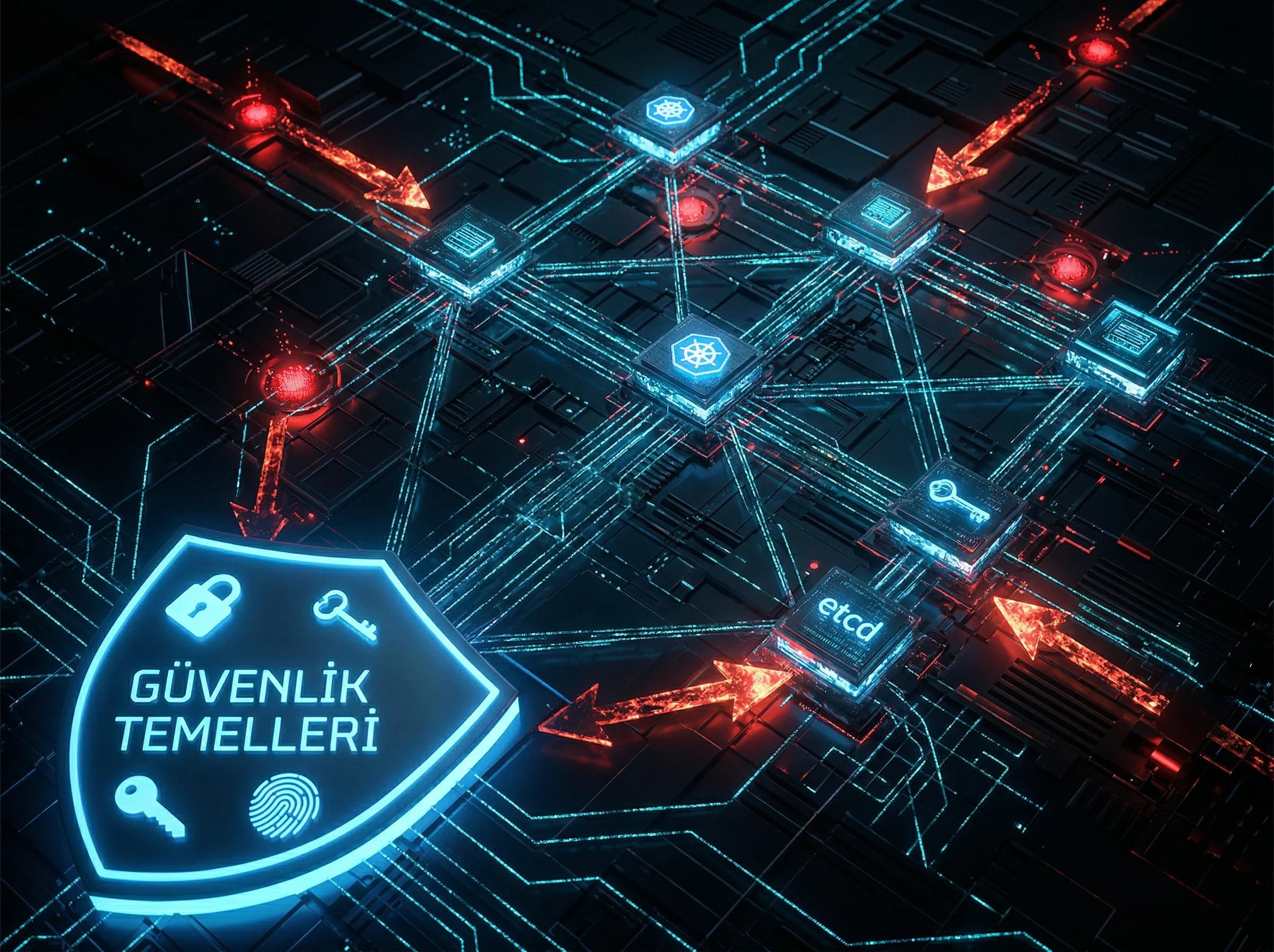 Kubernetes güvenlik temelleri, RBAC ve namespace izolasyonu için bölüm ayırıcı