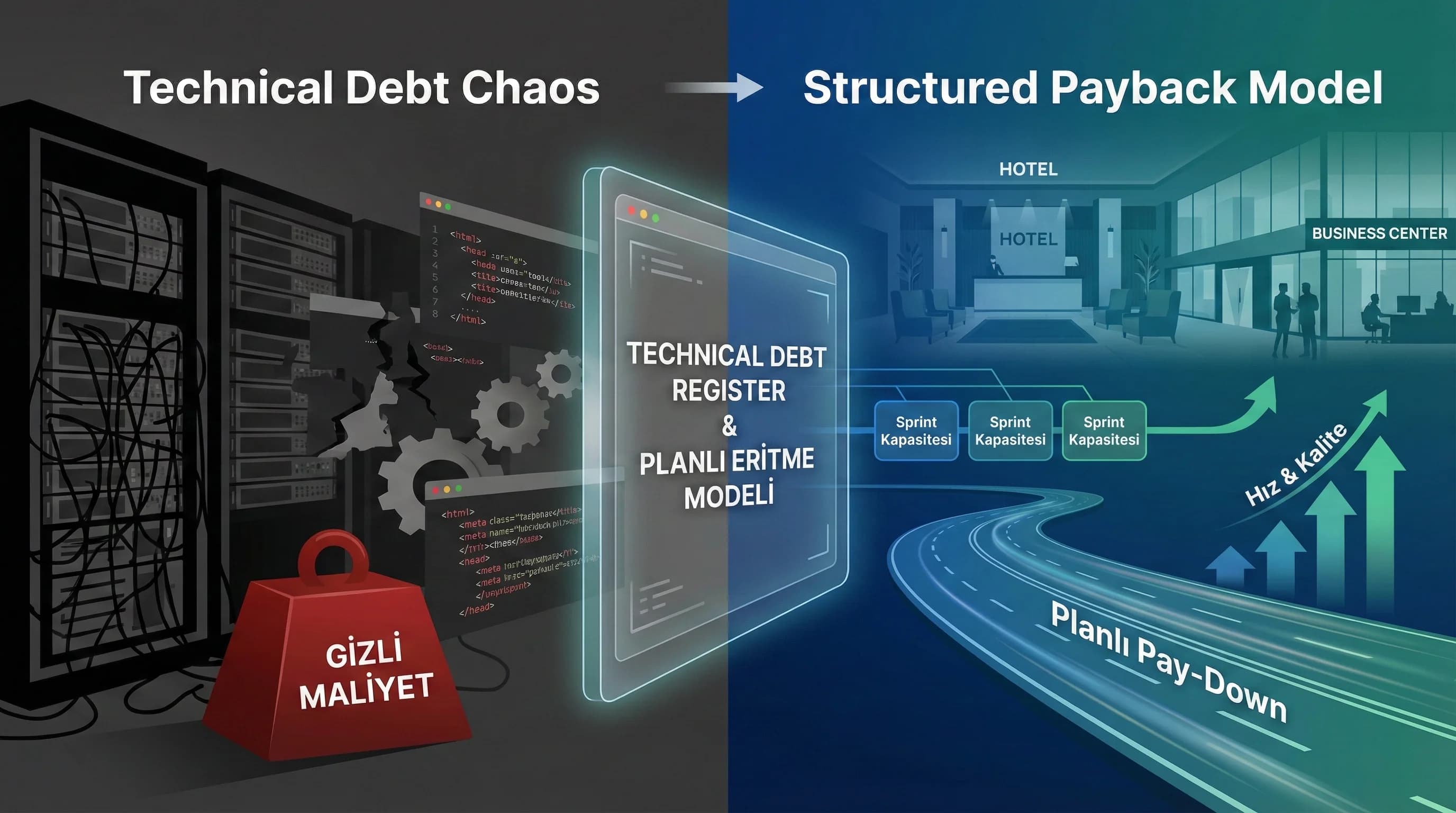 Teknik Borç Kaydı (Technical Debt Register): Bakım Sprint’lerine Nasıl Entegre Edilir?