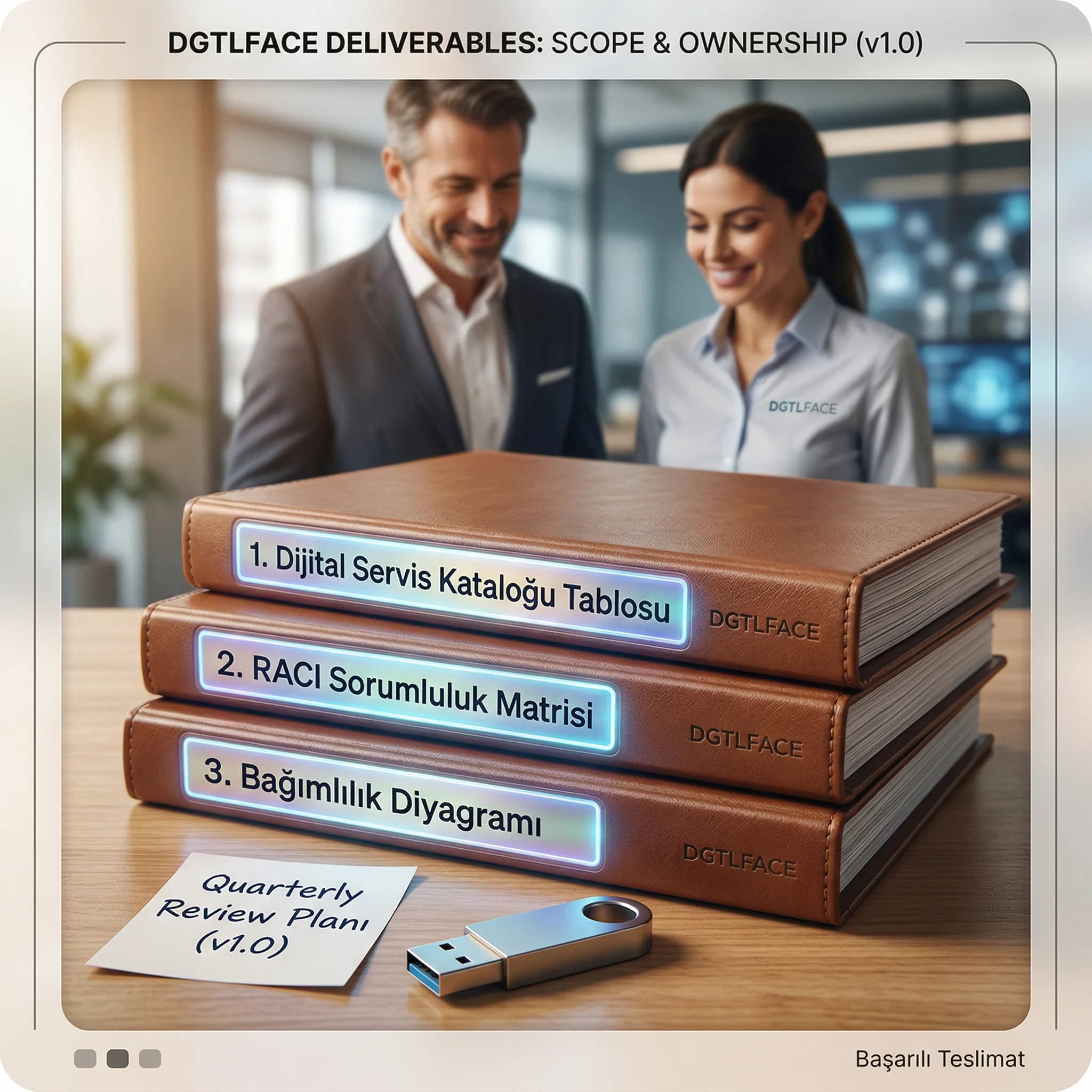 Servis kataloğu deliverables, amaç kapsam ve SLA netliği, otel ve B2B bağlamı