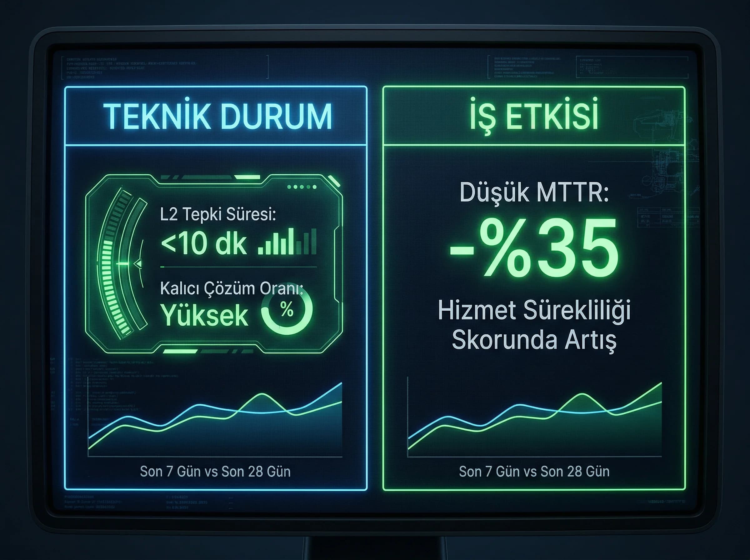 L1-L3 seviye modeli, amaç doğru eskalasyon, teknik ekip bağlamı