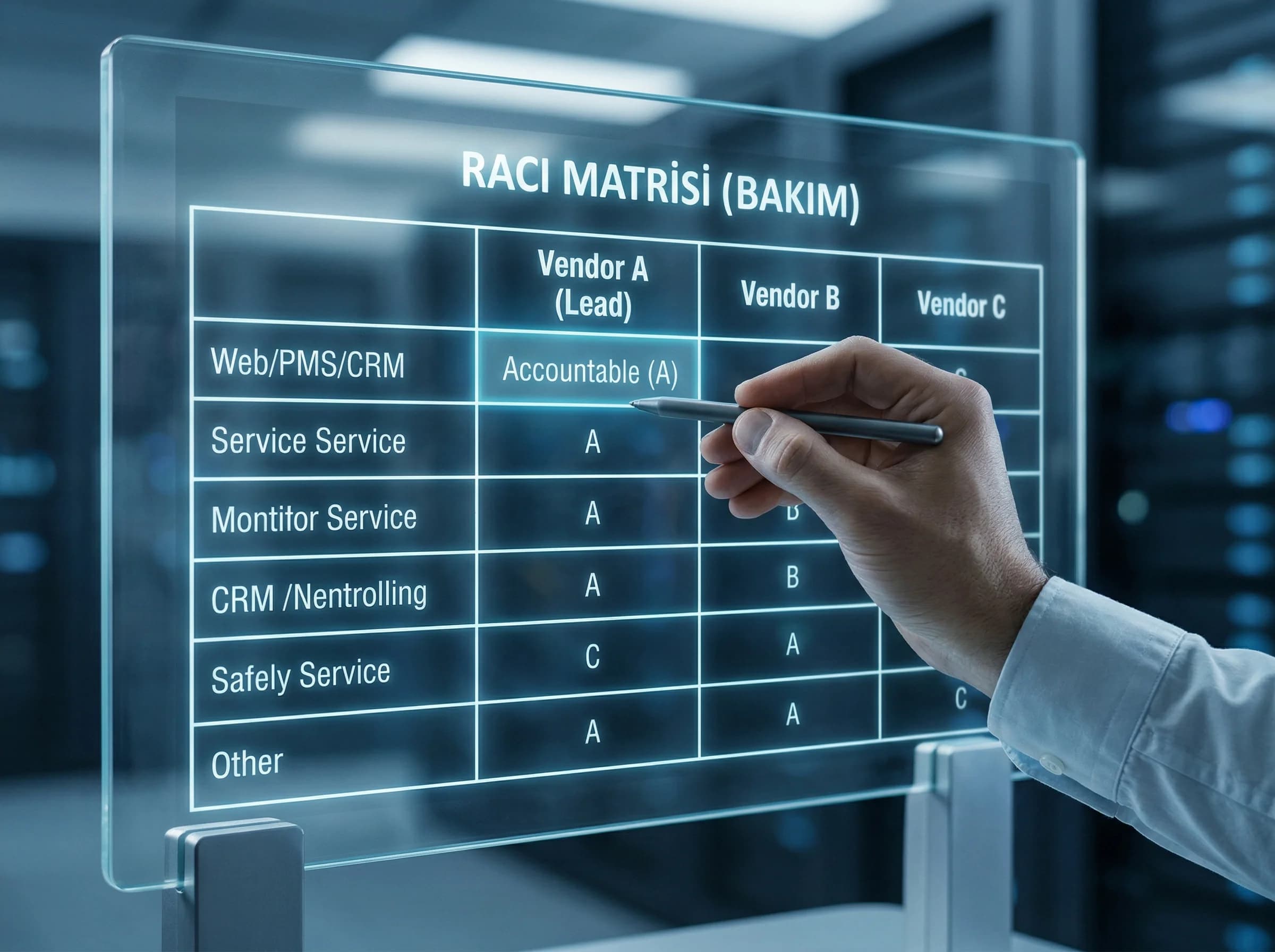 Roller ve sınırlar bölümü, amaç kapsam netliği, ekip bağlamı