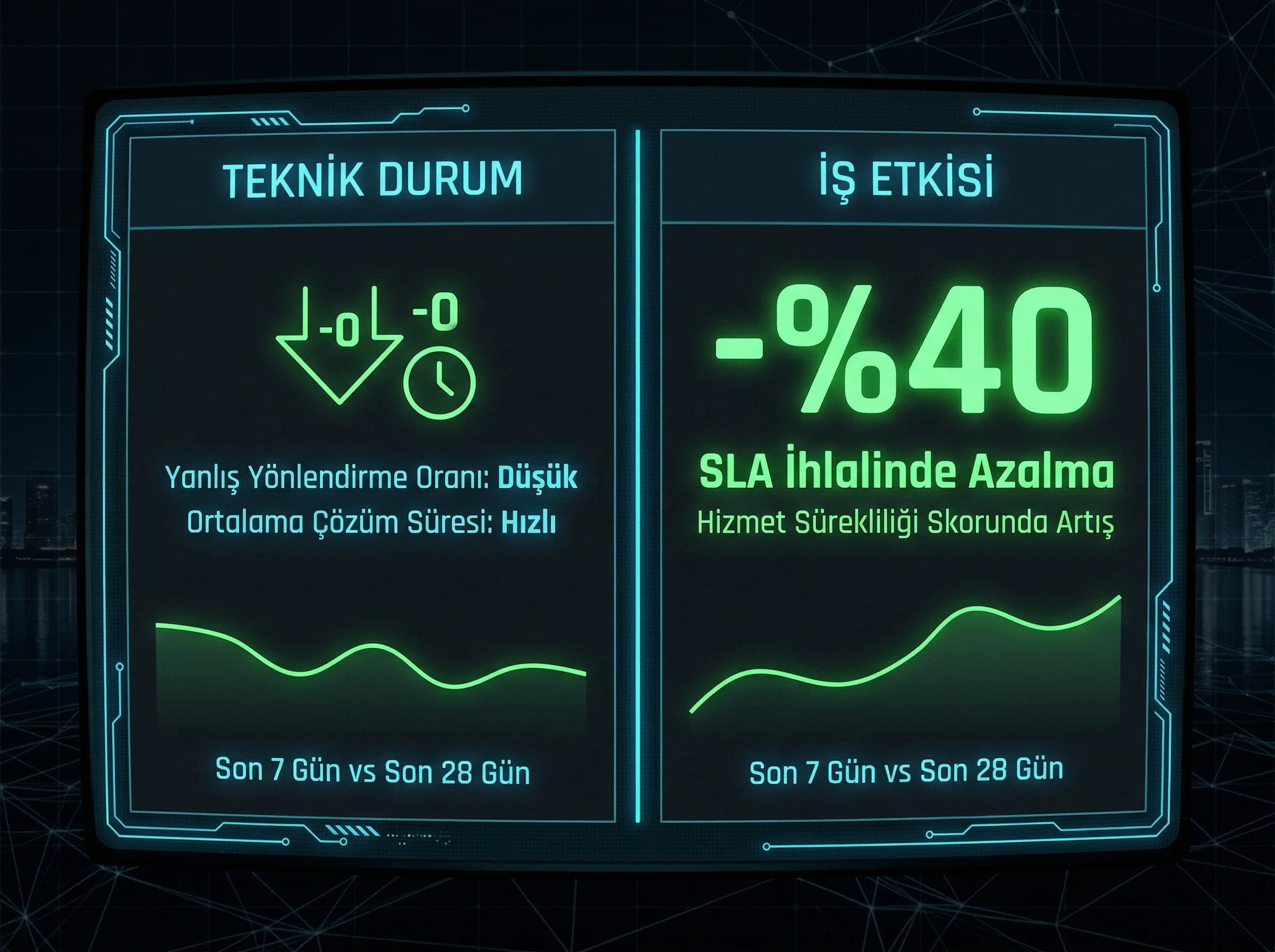 Ticketing ve ritim bölümü, amaç düzenli koordinasyon, ops bağlamı