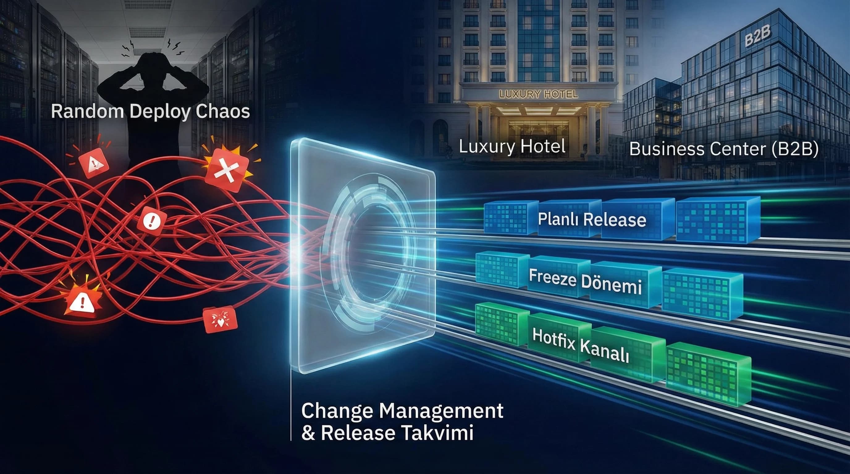 Change Management ve Release Takvimi: Küçük Düzeltme vs Büyük Değişiklik