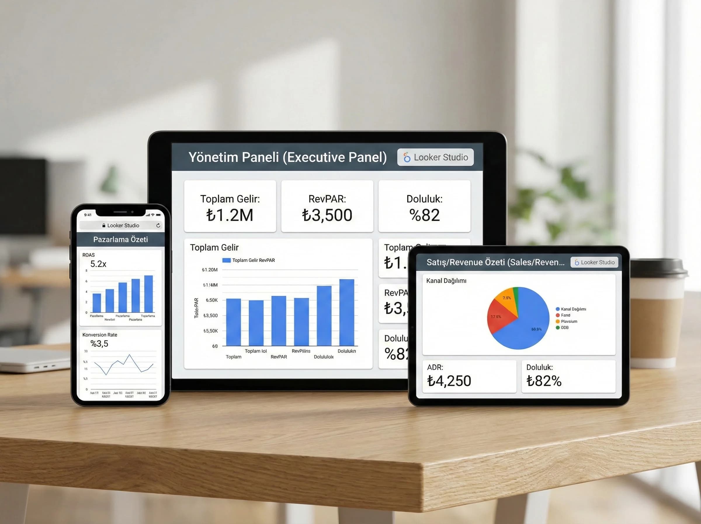 Executive dashboard tasarım prensipleri
