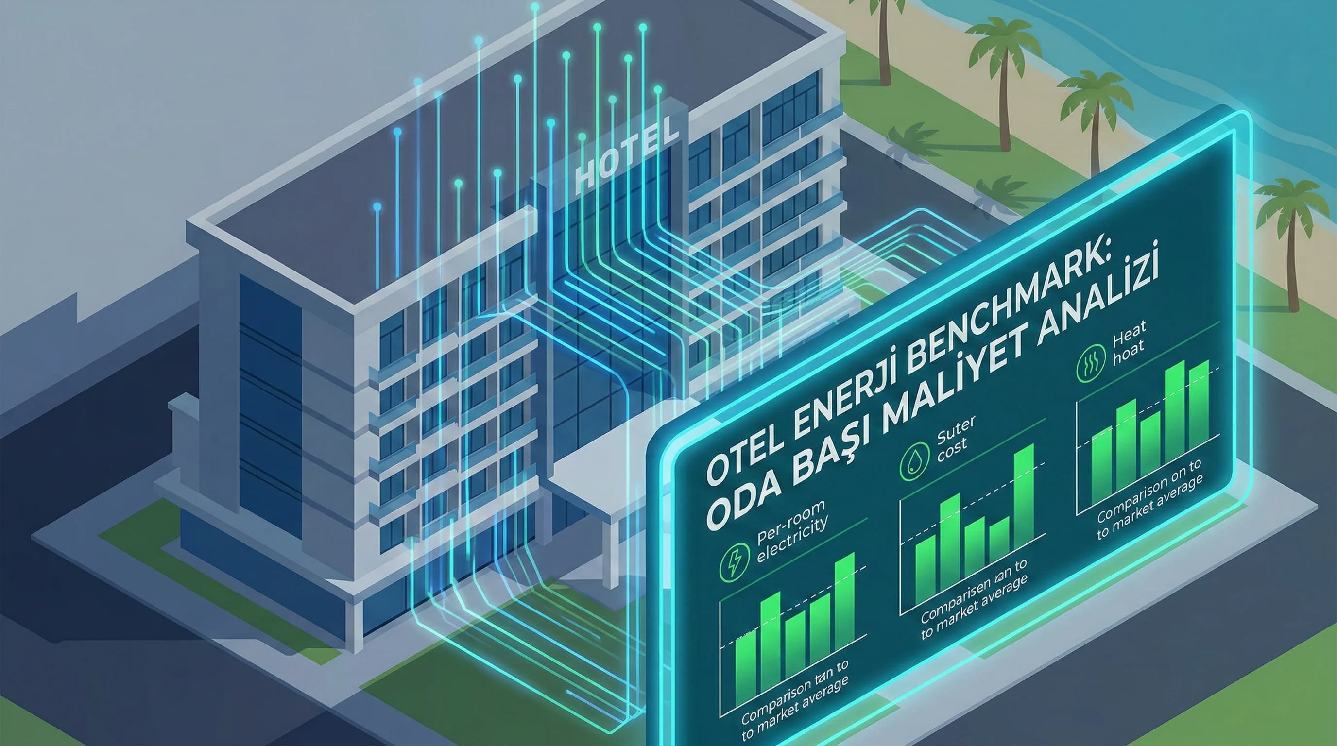 Elektrik, Su ve Enerji Maliyeti Benchmark’ı: Oda Başı Giderlerle Rakipleri Kıyaslamak
