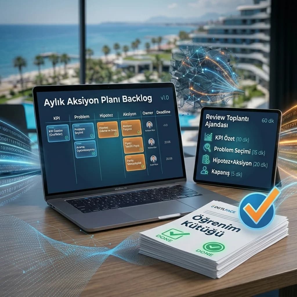 Aylık aksiyon planı teslimleri ve şablon çıktıları proof kartı