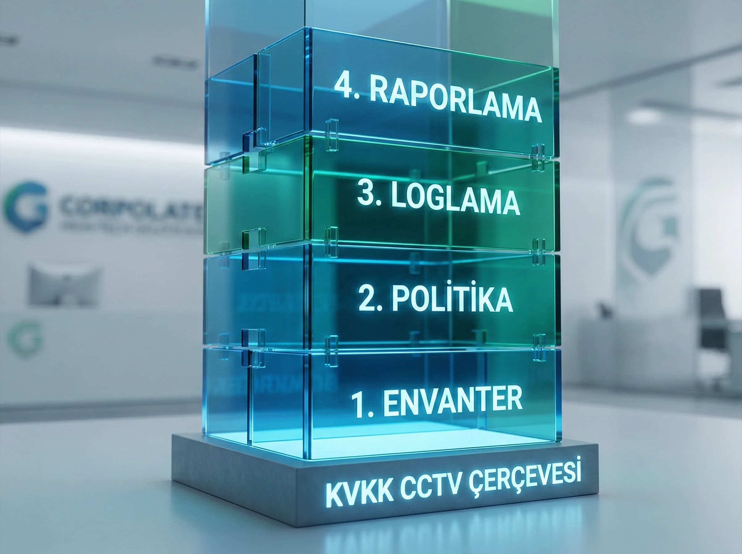 CCTV KVKK çerçevesi: envanter, politika, log ve rapor bileşenleri