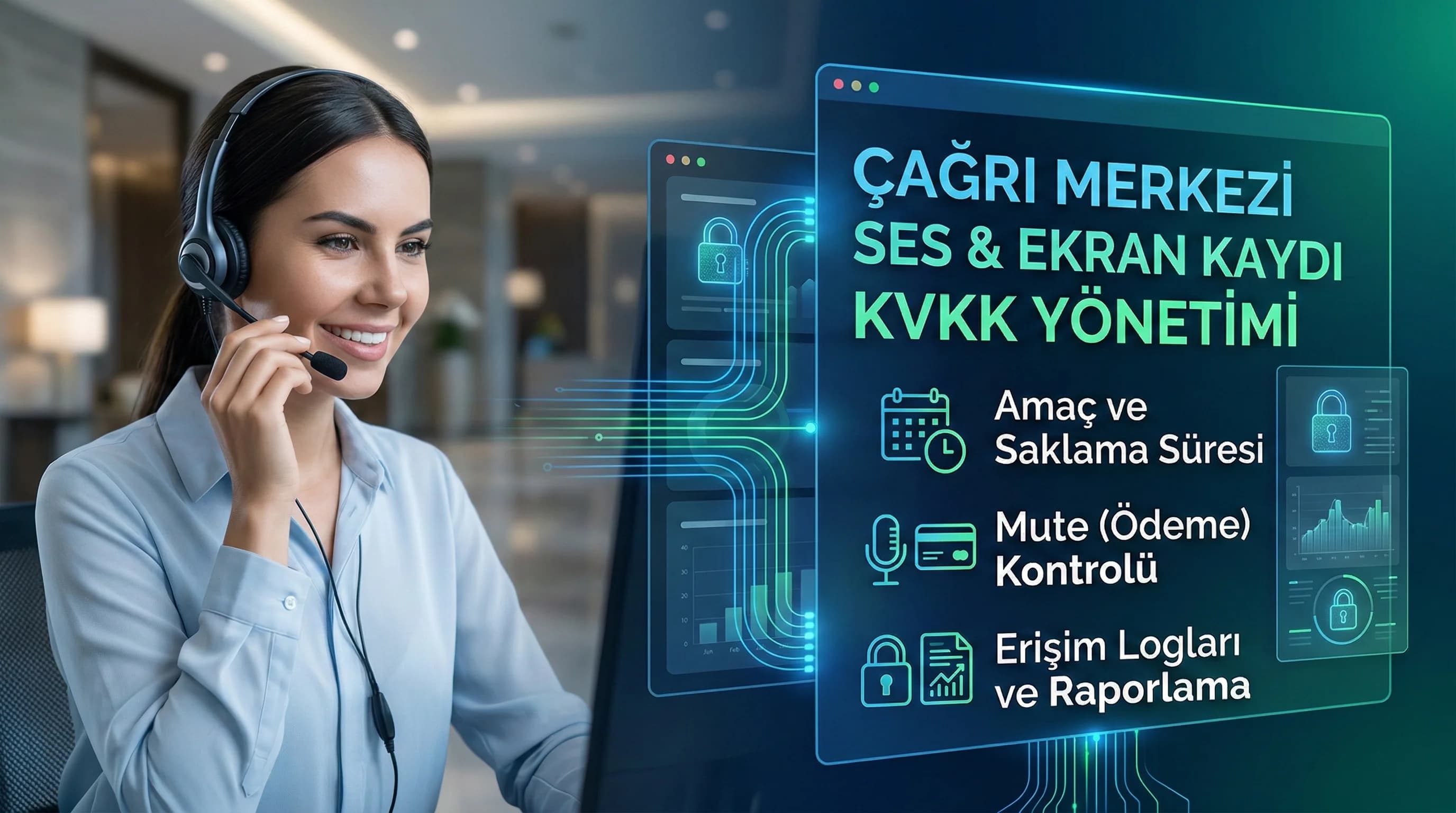 Çağrı Merkezi Ses Kayıtları ve Ekran Kayıtlarını KVKK Uyumlu Raporlamak