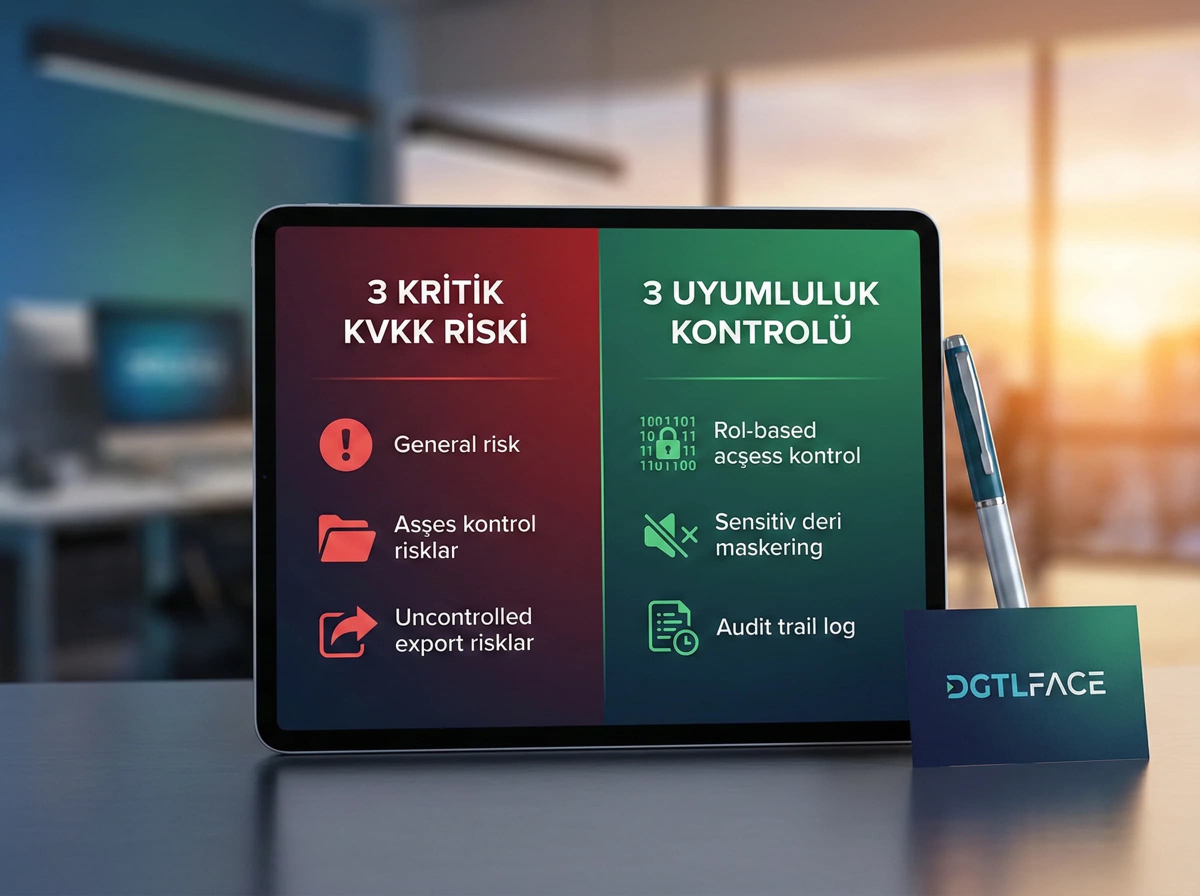Mute/mask noktaları ve saklama-erişim matrisi checklist’i, hassas veriyi kayıttan uzak tutar