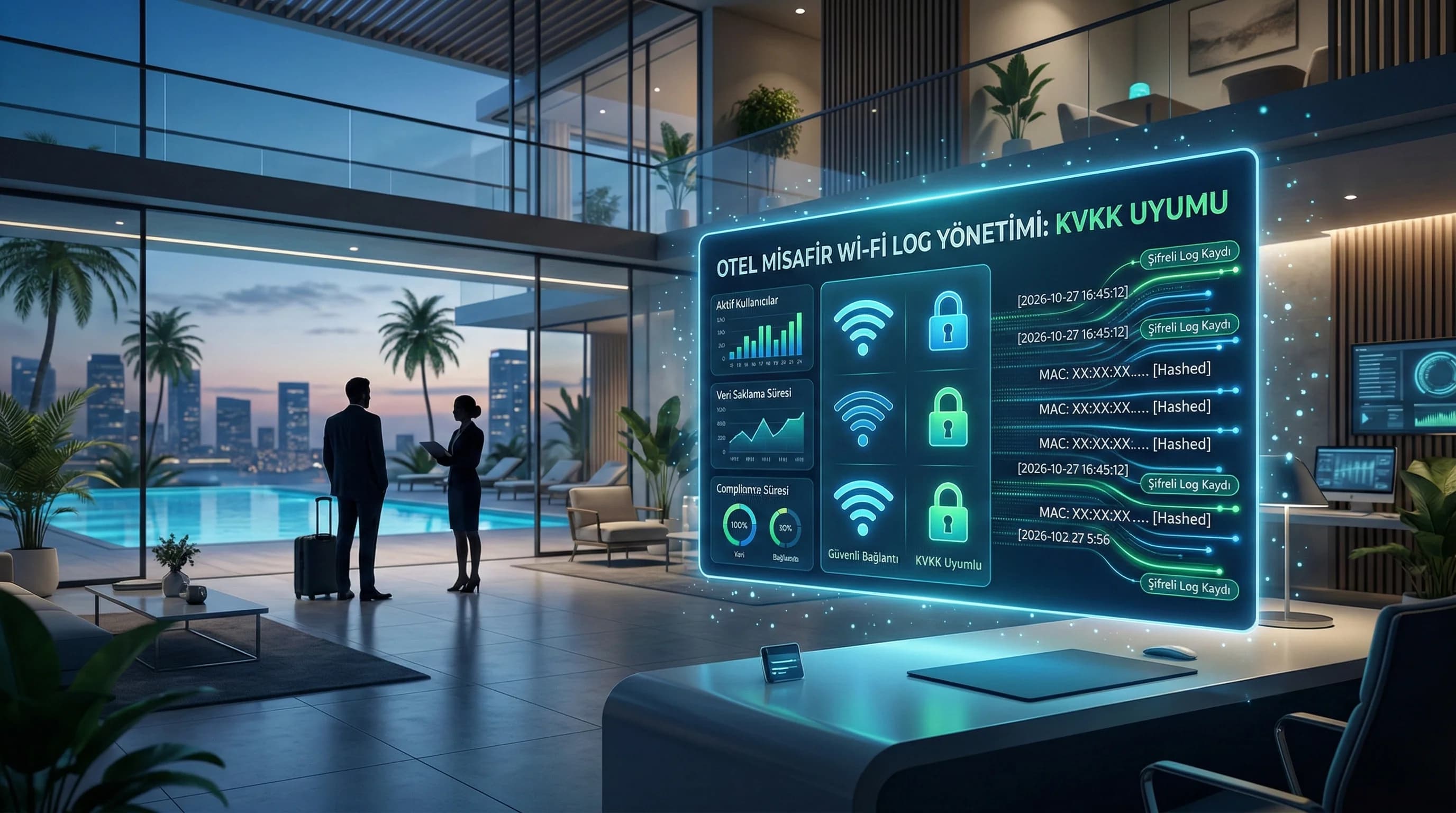Misafir Wi-Fi Erişim Logları ve KVKK: Oteller İçin Teknik Raporlama Rehberi