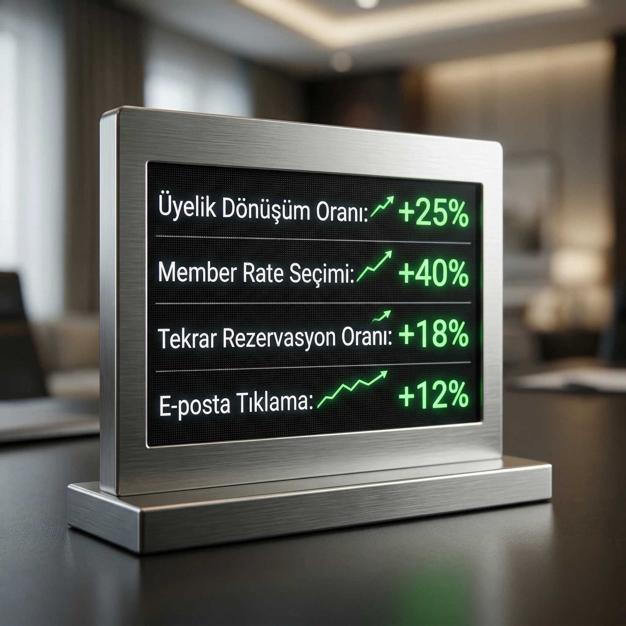 Üyelik dönüşümü ve member rate KPI skor kartı
