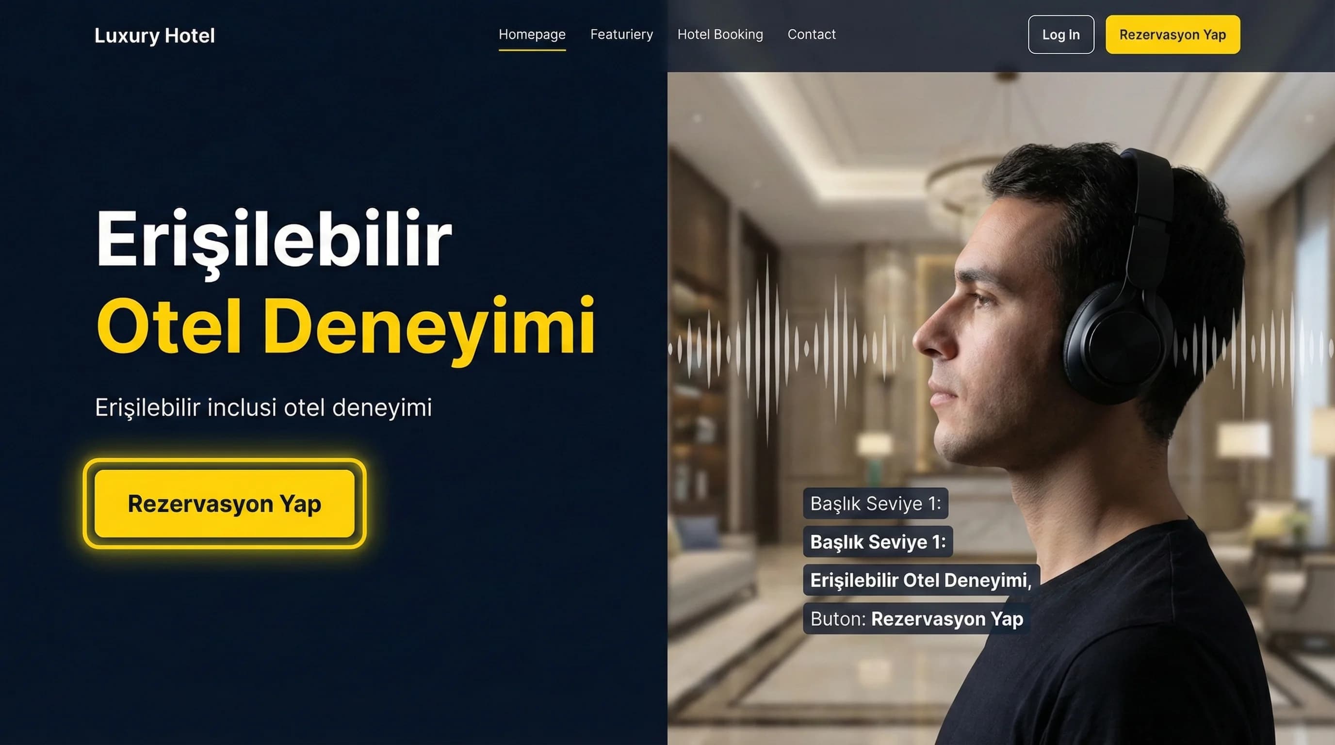 Erişilebilirlik Odaklı Otel UX’i: Engelli Kullanıcılar için Web Deneyimi