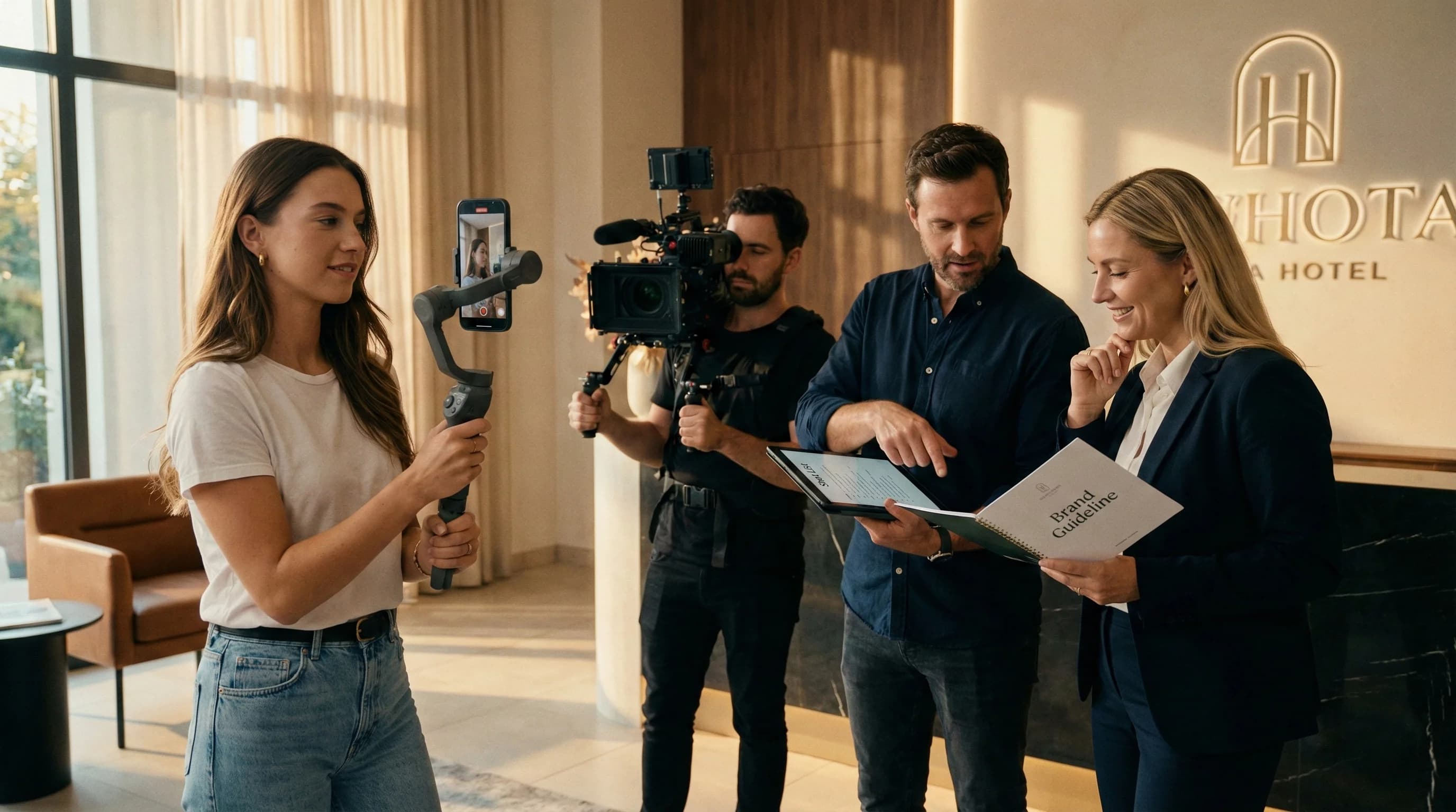 Influencer ile Otel Video Çekimleri: Marka Kontrolü ve Prodüksiyon Dengesi